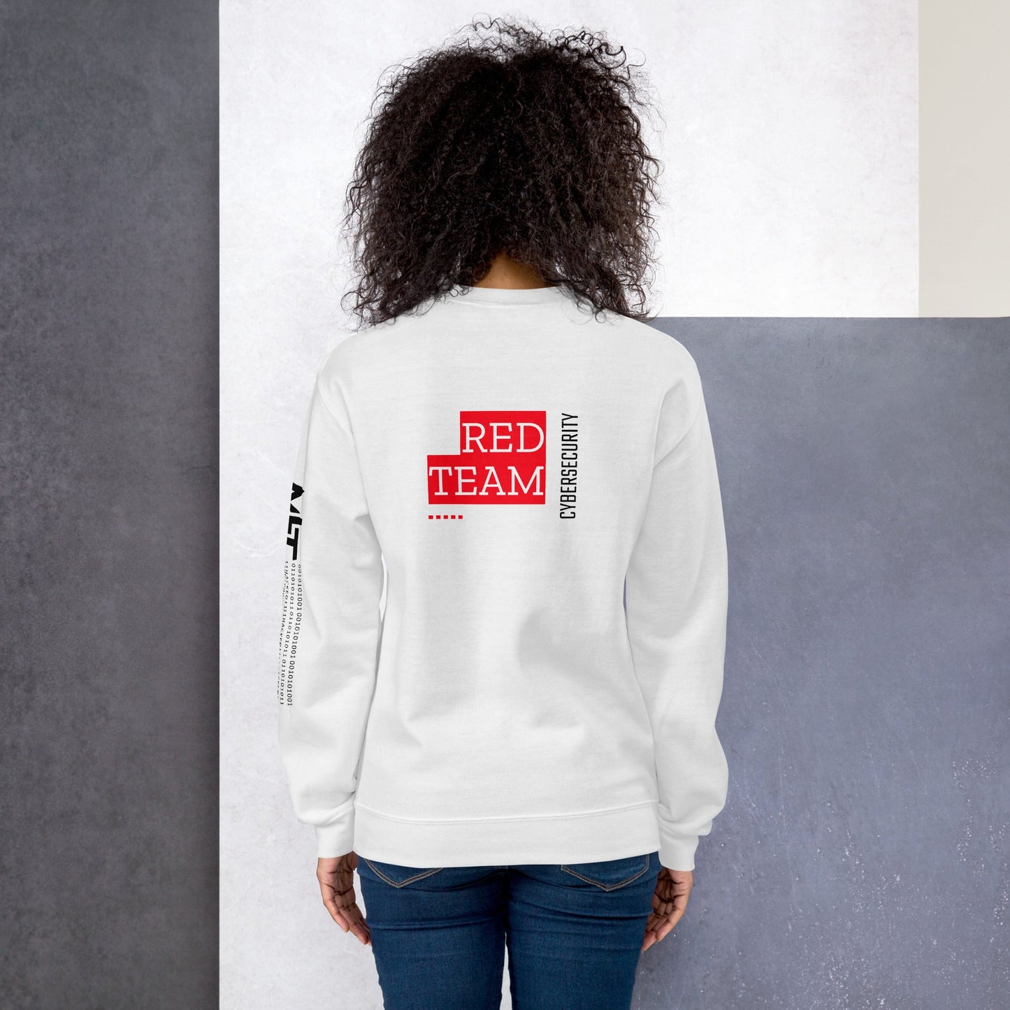 Cyber Security Red Team V13 - Unisex Sweatshirt ( Back Print ) by DarkByteGear