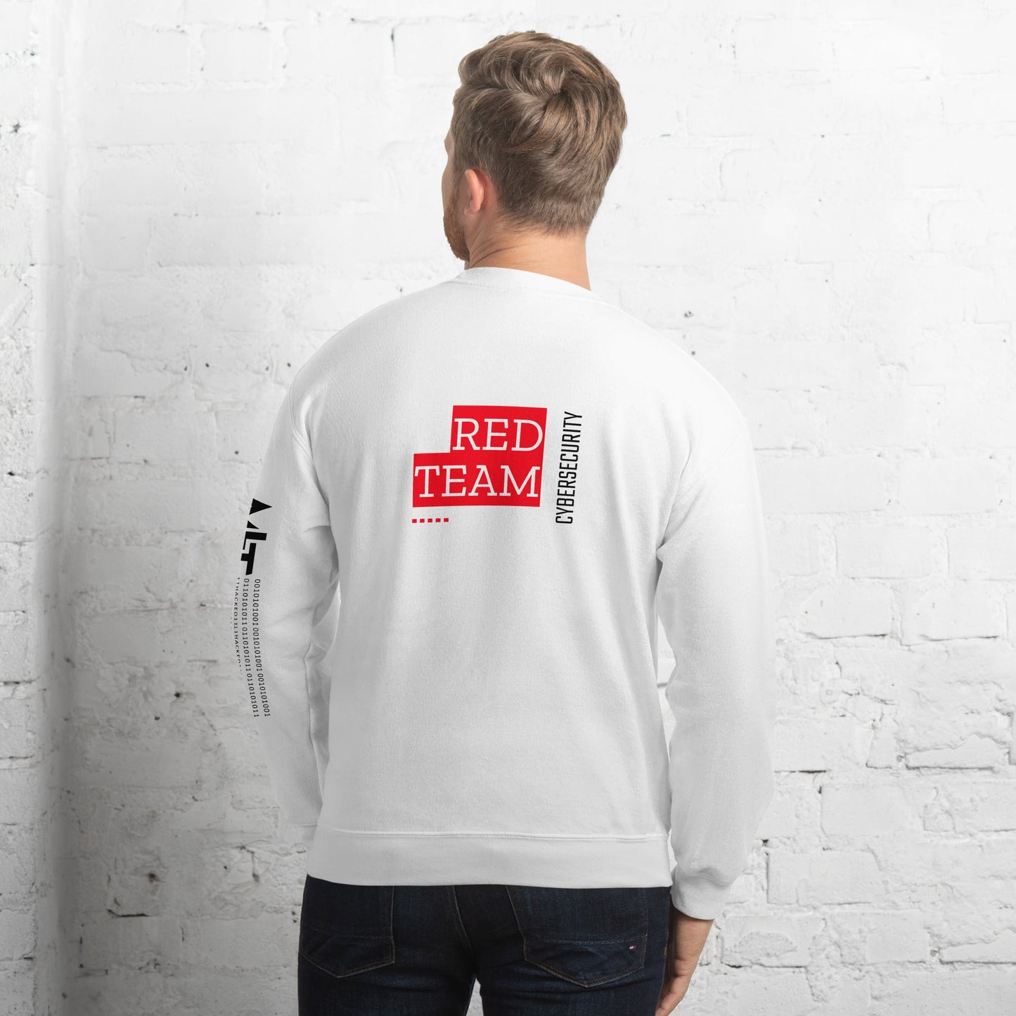 Cyber Security Red Team V13 - Unisex Sweatshirt ( Back Print ) by DarkByteGear