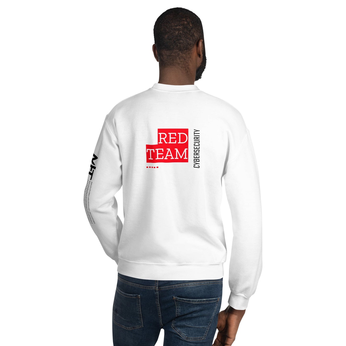 Cyber Security Red Team V13 - Unisex Sweatshirt ( Back Print ) by DarkByteGear