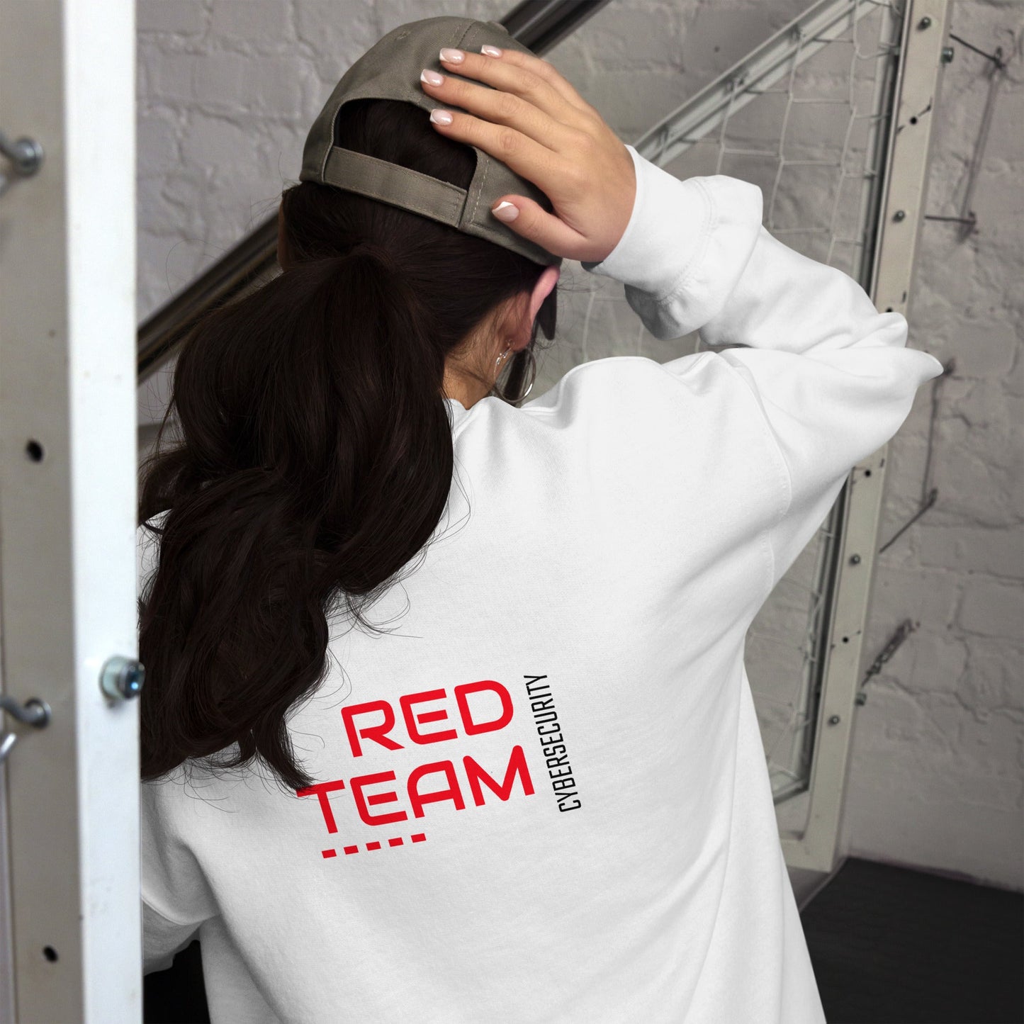 Cyber Security Red Team V14 - Unisex Sweatshirt ( Back Print ) by DarkByteGear