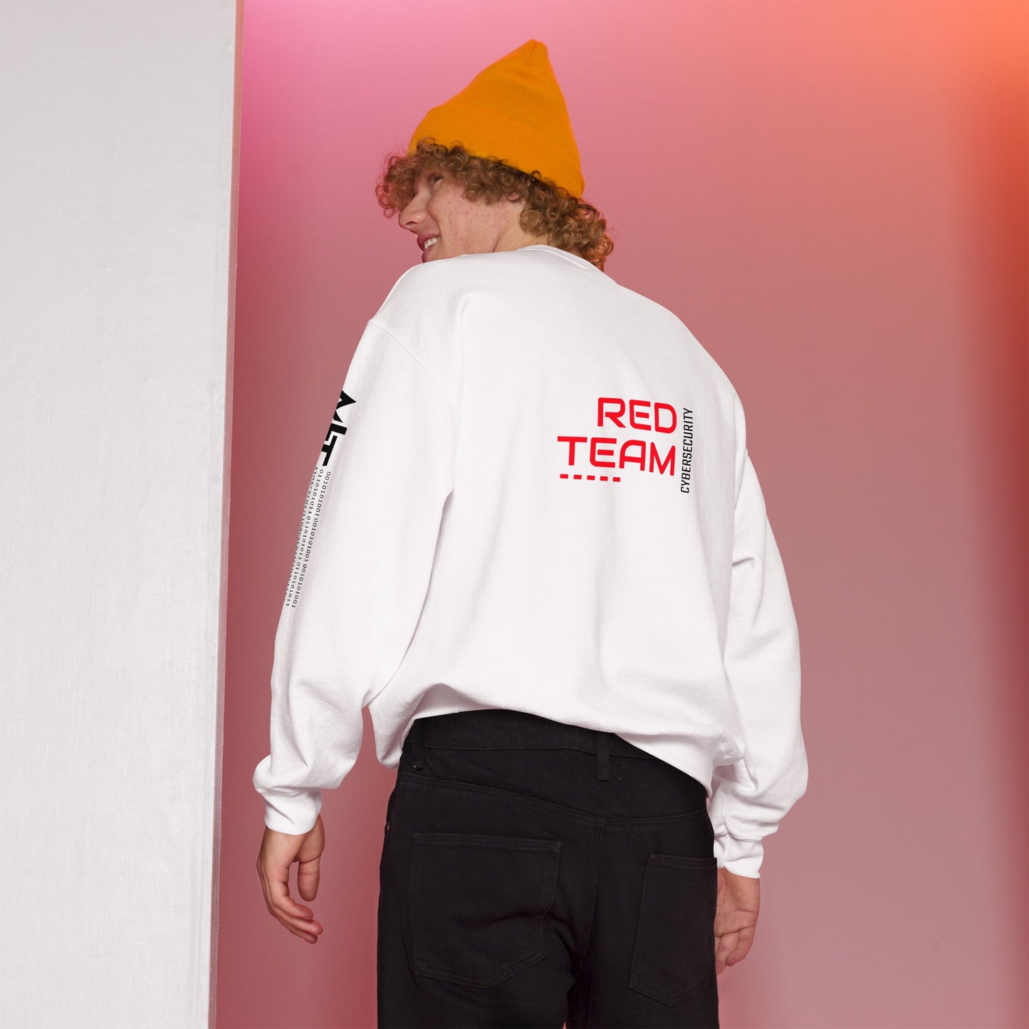 Cyber Security Red Team V14 - Unisex Sweatshirt ( Back Print ) by DarkByteGear