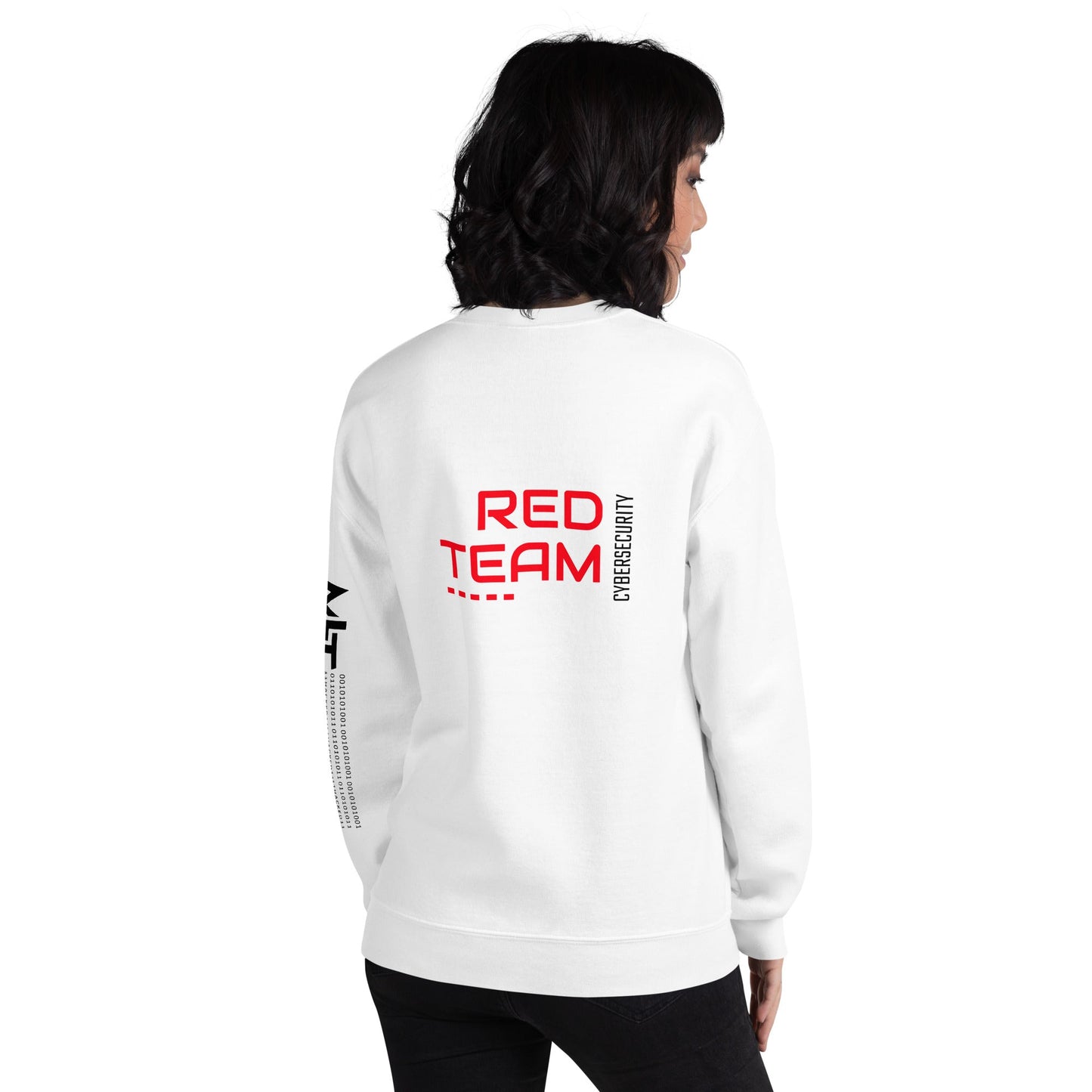 Cyber Security Red Team V14 - Unisex Sweatshirt ( Back Print ) by DarkByteGear