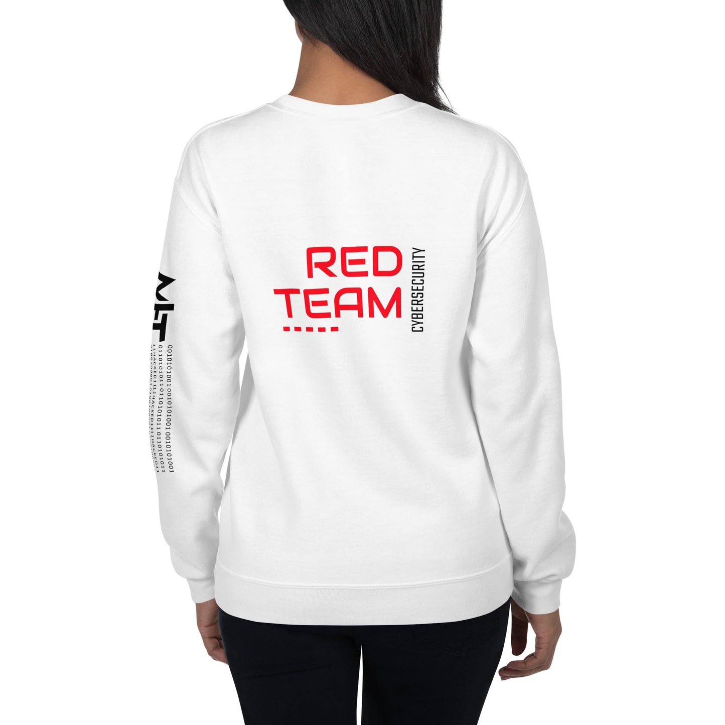 Cyber Security Red Team V14 - Unisex Sweatshirt ( Back Print ) by DarkByteGear