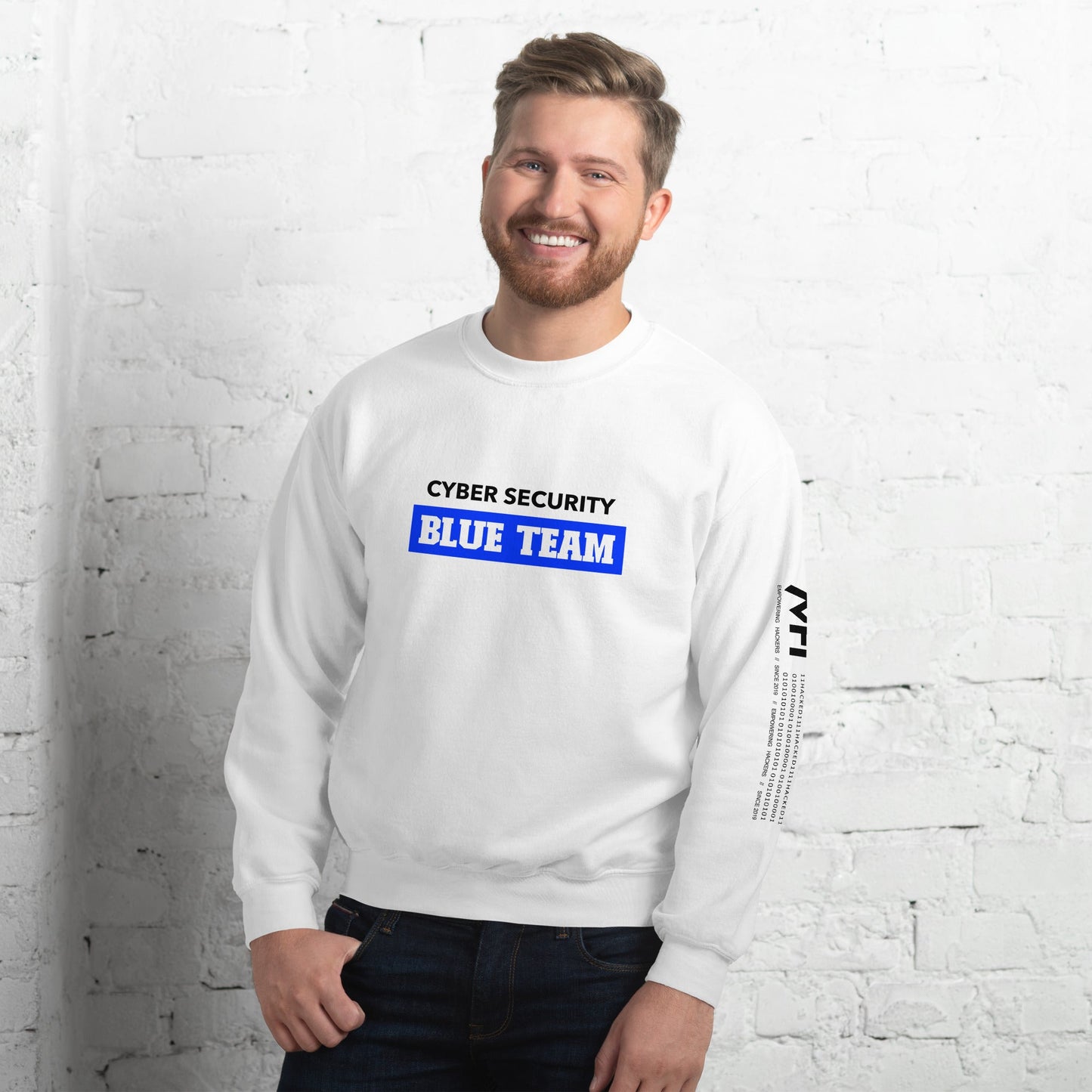 Cyber Security Blue Team V10 - Unisex Sweatshirt by DarkByteGear