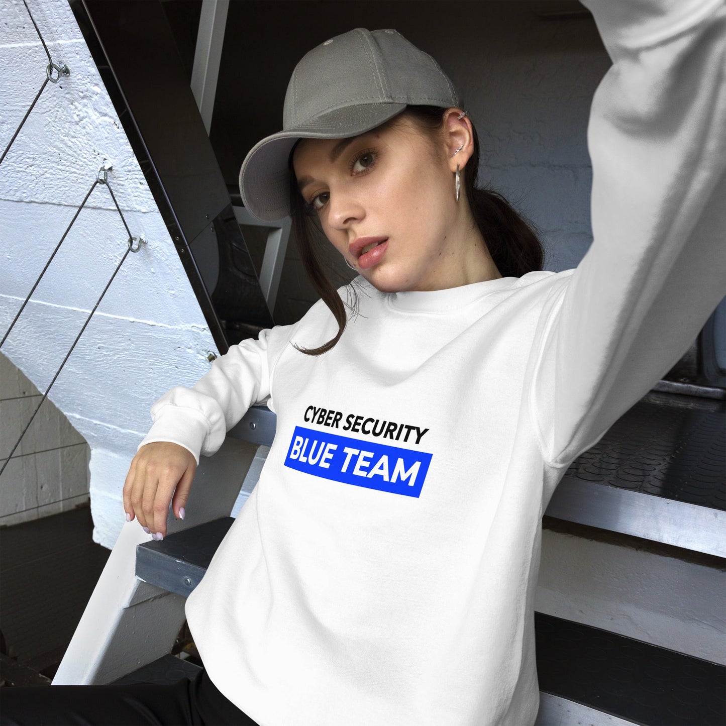 Cyber Security Blue Team V11 - Unisex Sweatshirt by DarkByteGear