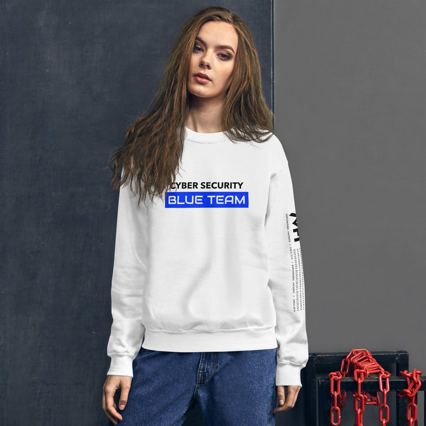 Cyber Security Blue Team V12 - Unisex Sweatshirt by DarkByteGear