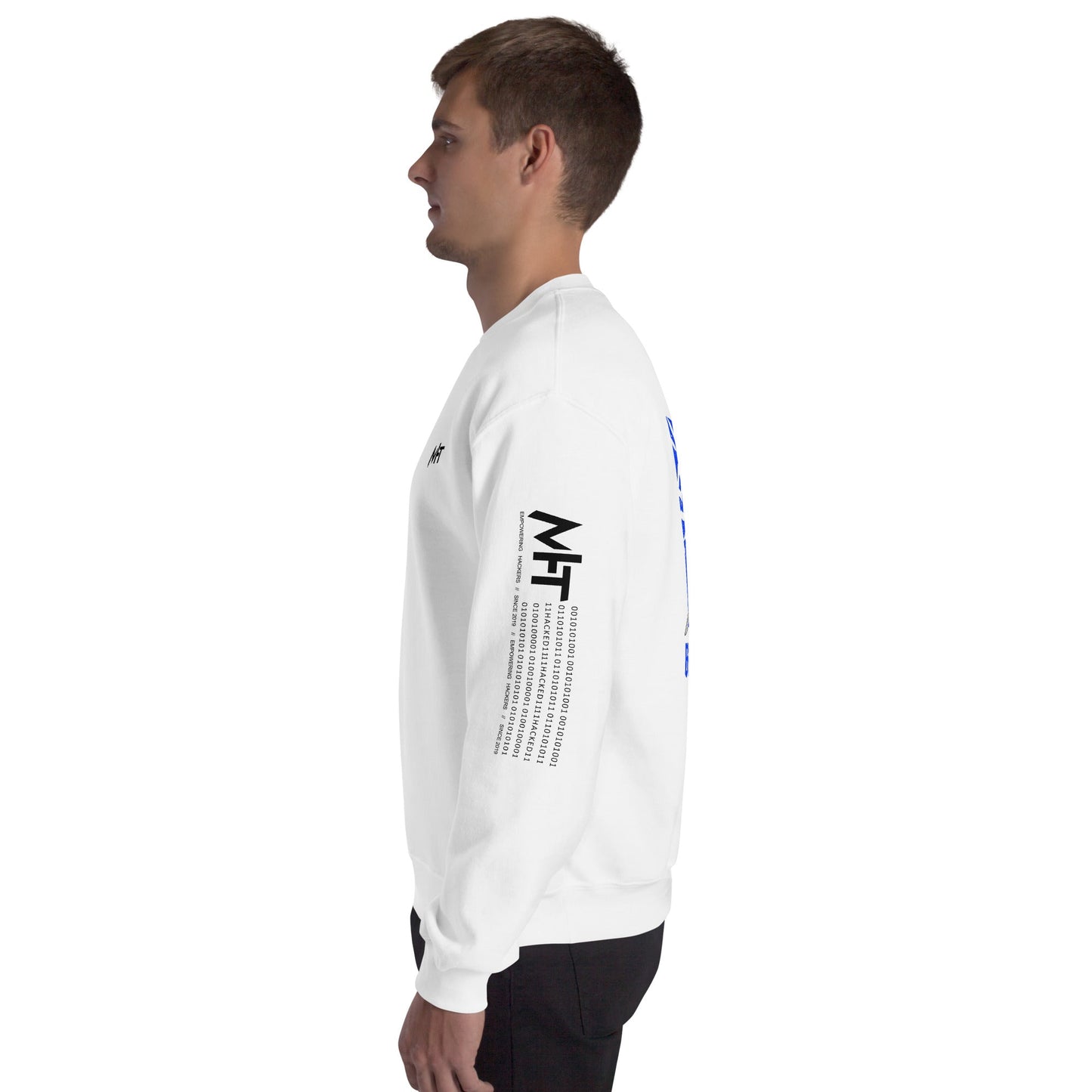 Cyber Security Blue Team V3 - Unisex Sweatshirt ( Back Print ) by DarkByteGear