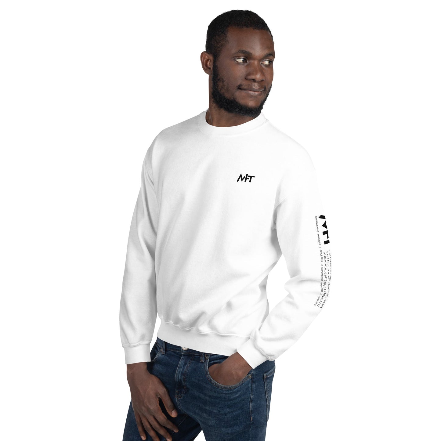 Cyber Security Blue Team V17 - Unisex Sweatshirt ( Back Print ) by DarkByteGear