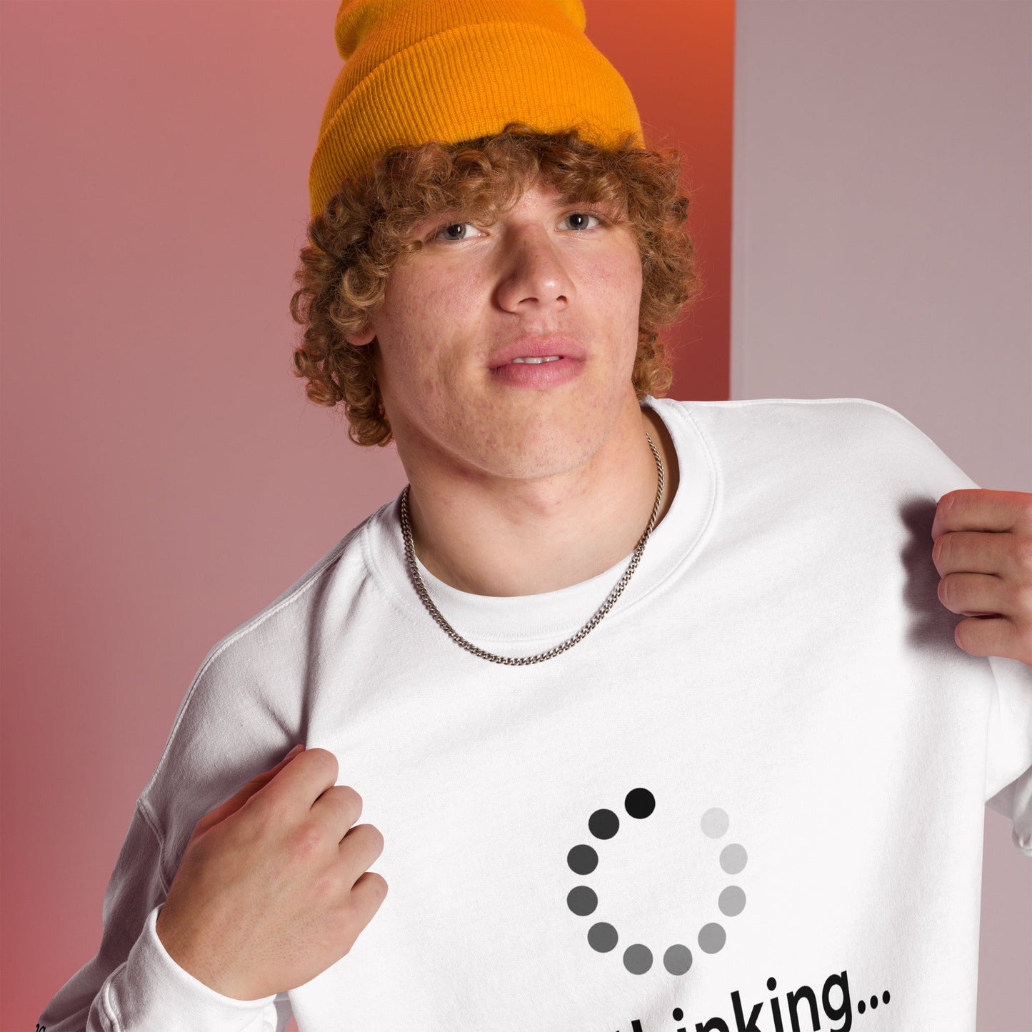I'm thinking - Unisex Sweatshirt by DarkByteGear