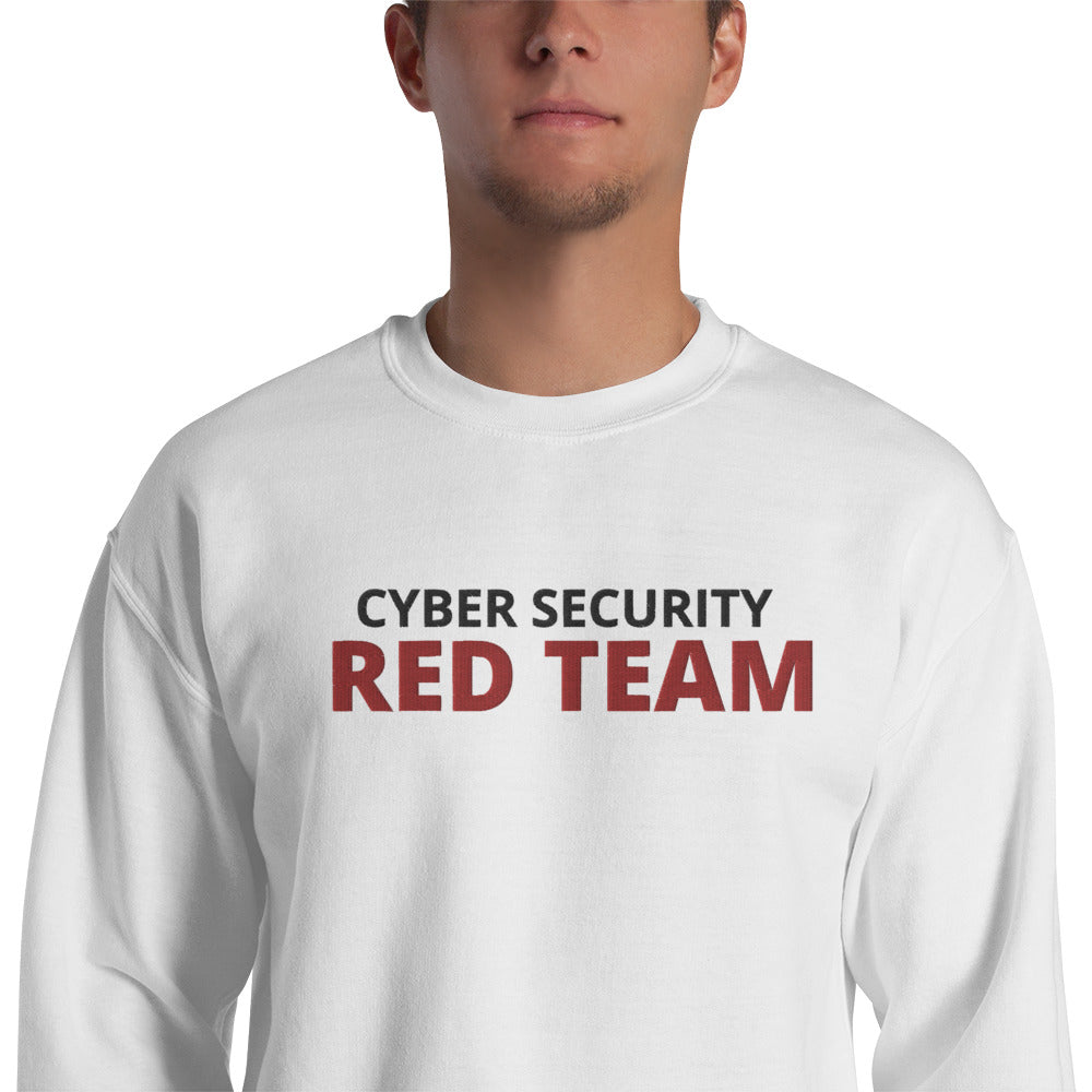 Cyber security Red Team - Unisex Sweatshirt (large embroidery) by DarkByteGear