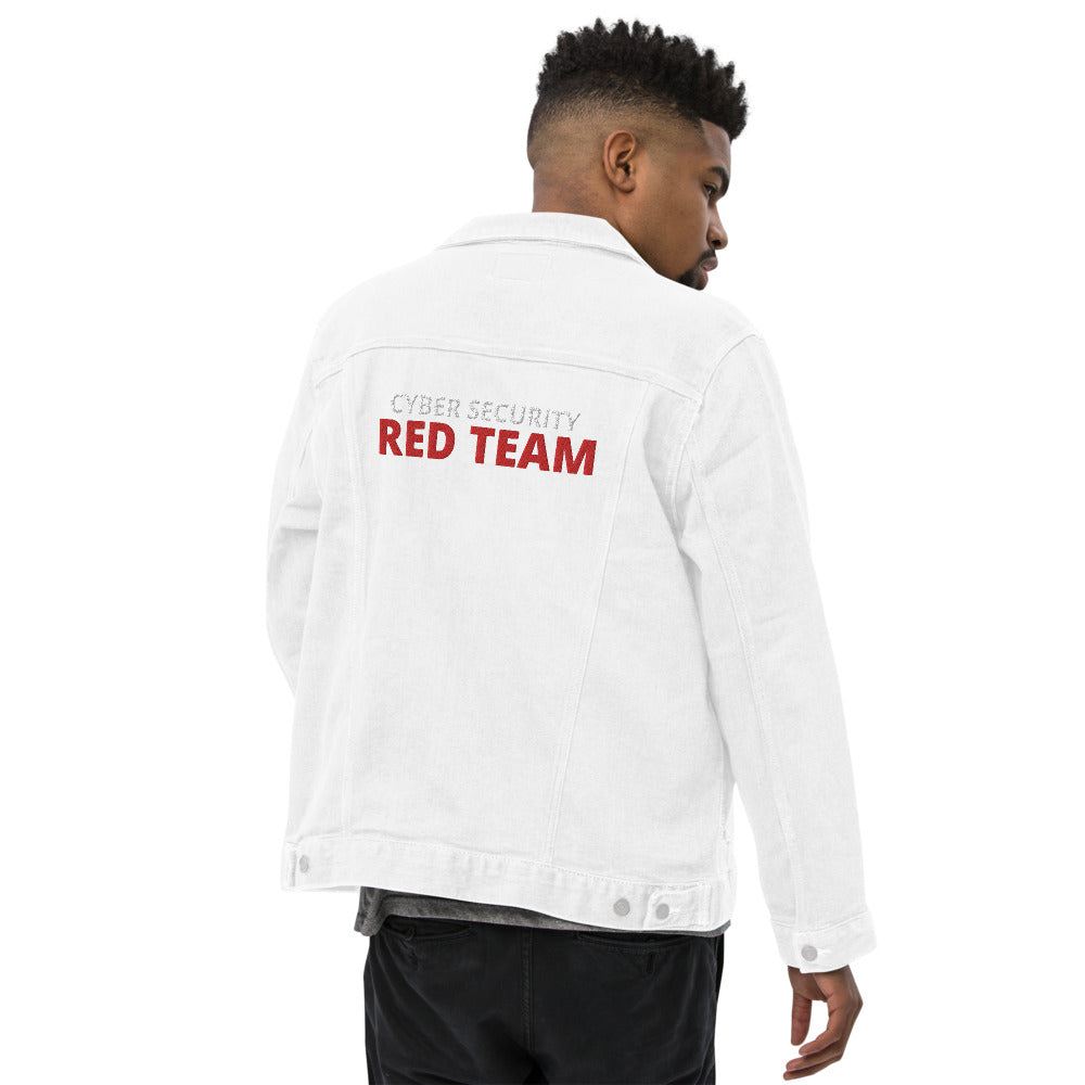 Cyber security Red Team - Unisex denim jacket (large embroidery) by DarkByteGear
