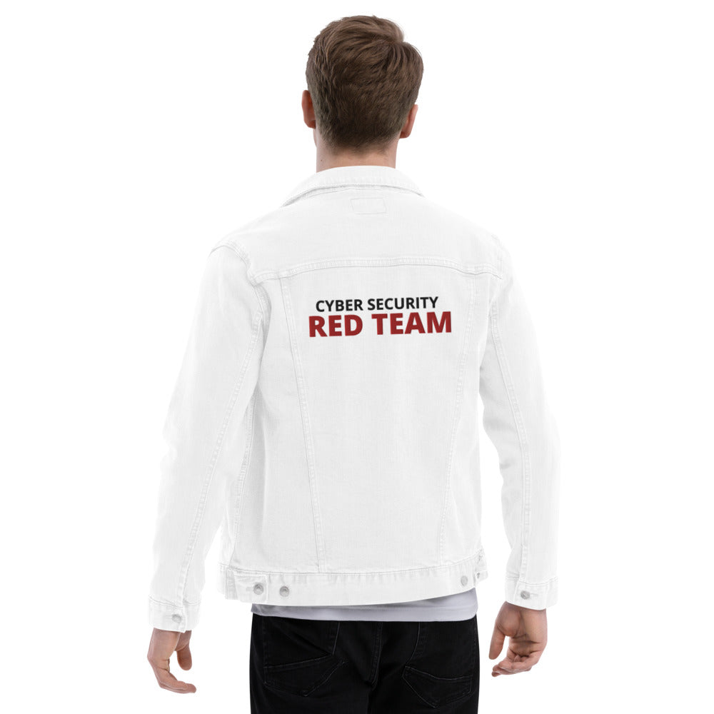 Cyber security Red Team - Unisex denim jacket (large embroidery) by DarkByteGear