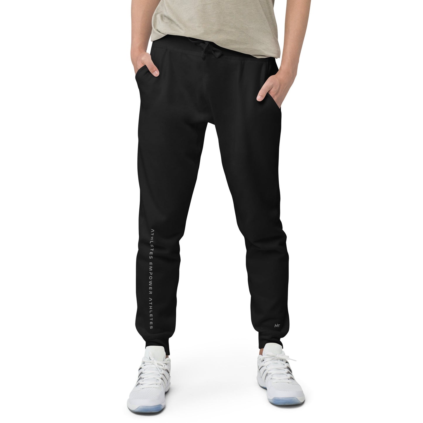 Athletes Empower Athletes - Unisex fleece sweatpants by DarkByteGear