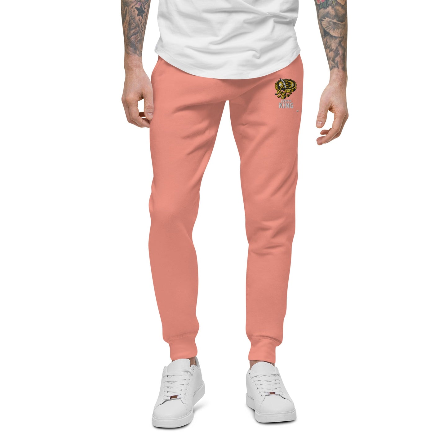 Crypto King - asUnisex fleece sweatpants by DarkByteGear