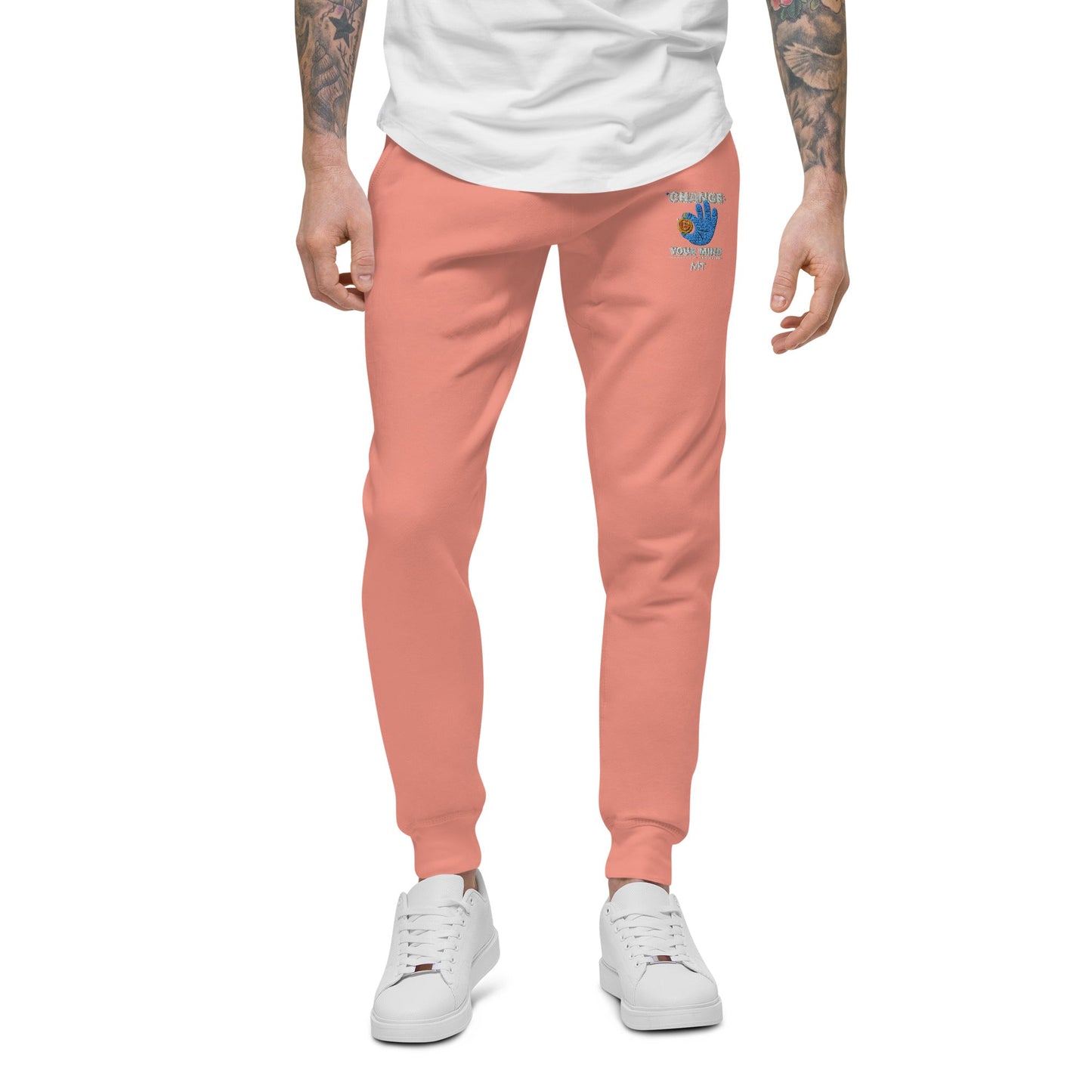 Change your mind in Bitcoin we Trust - Unisex fleece sweatpants by DarkByteGear
