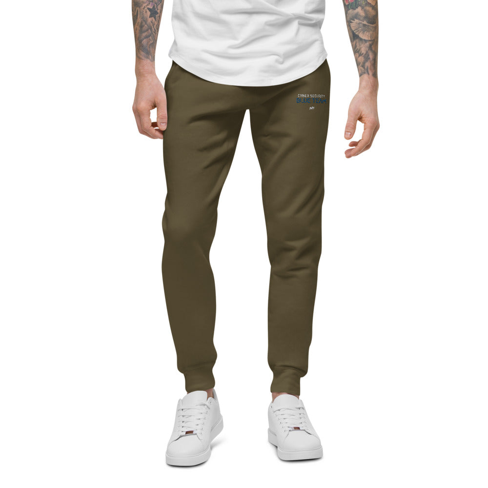 Cybersecurity Blue Team v4 - Unisex fleece sweatpants by DarkByteGear