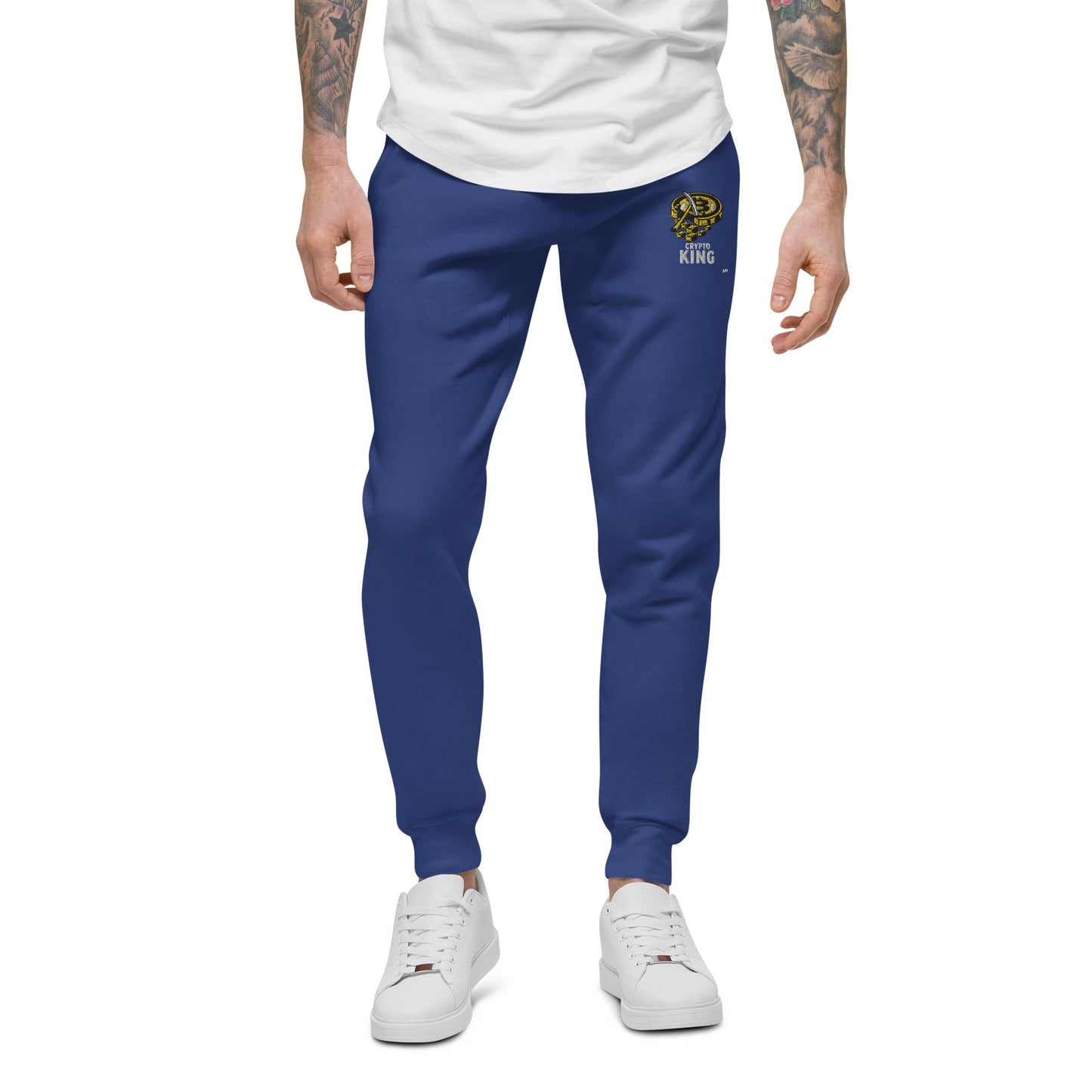 Crypto King - asUnisex fleece sweatpants by DarkByteGear