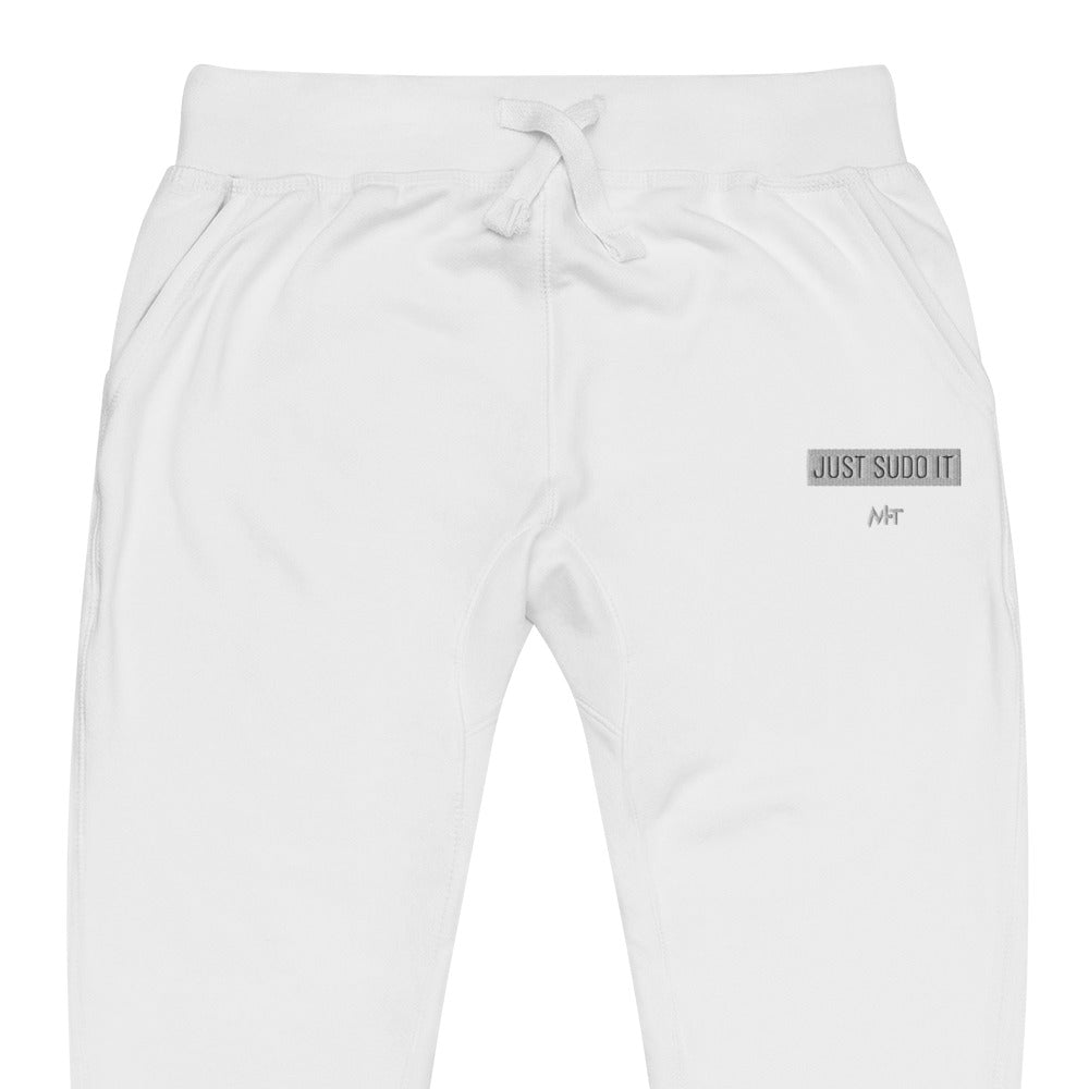 Just sudo it - Unisex fleece sweatpants by DarkByteGear