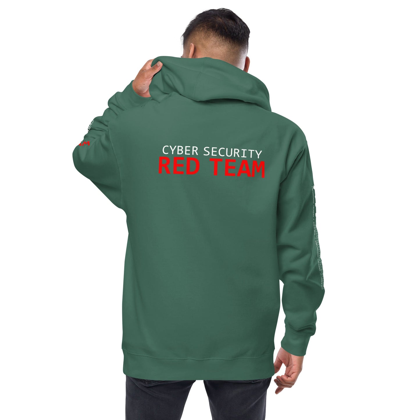 Cyber Security Red Team - Unisex fleece zip up hoodie by DarkByteGear