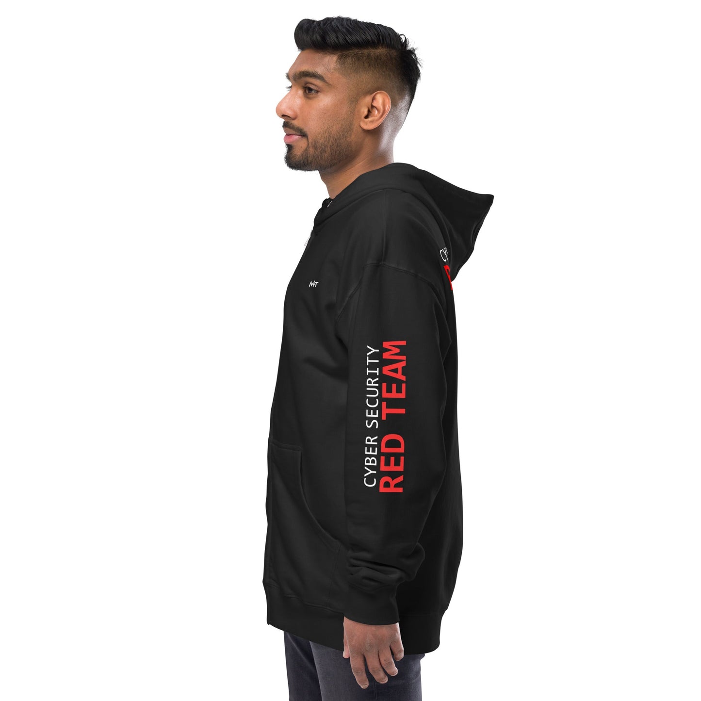 Cyber Security Red Team - Unisex fleece zip up hoodie by DarkByteGear