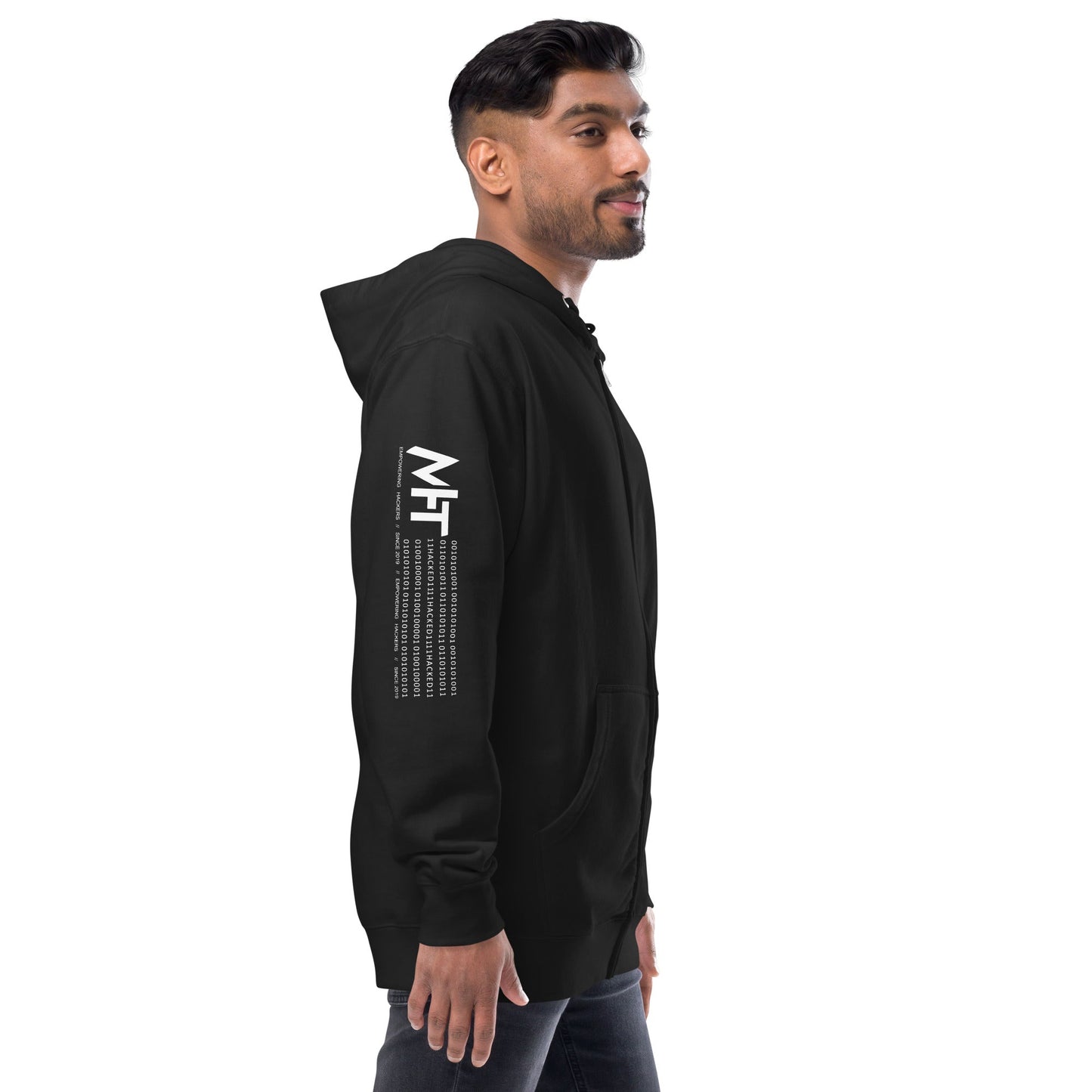 Cyber Security Red Team - Unisex fleece zip up hoodie by DarkByteGear