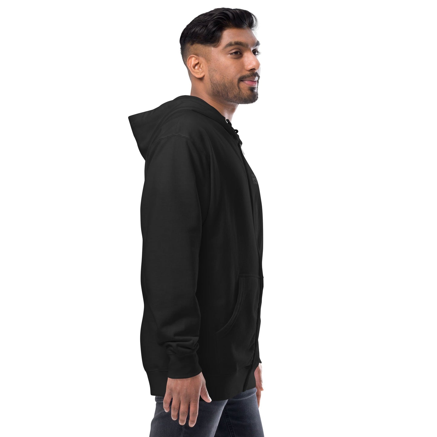 Athletes Empower Athletes - Unisex fleece zip up hoodie by DarkByteGear