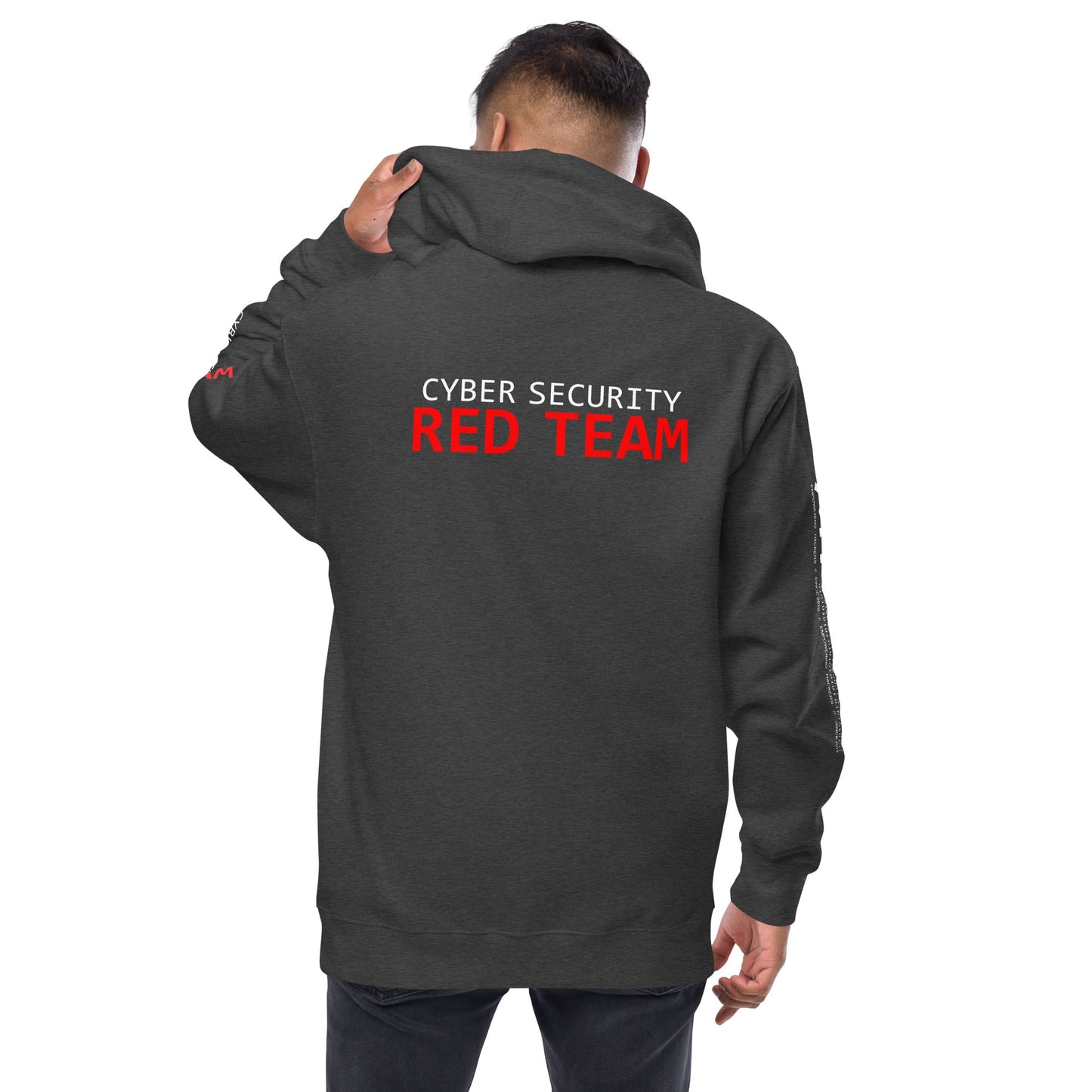 Cyber Security Red Team - Unisex fleece zip up hoodie by DarkByteGear