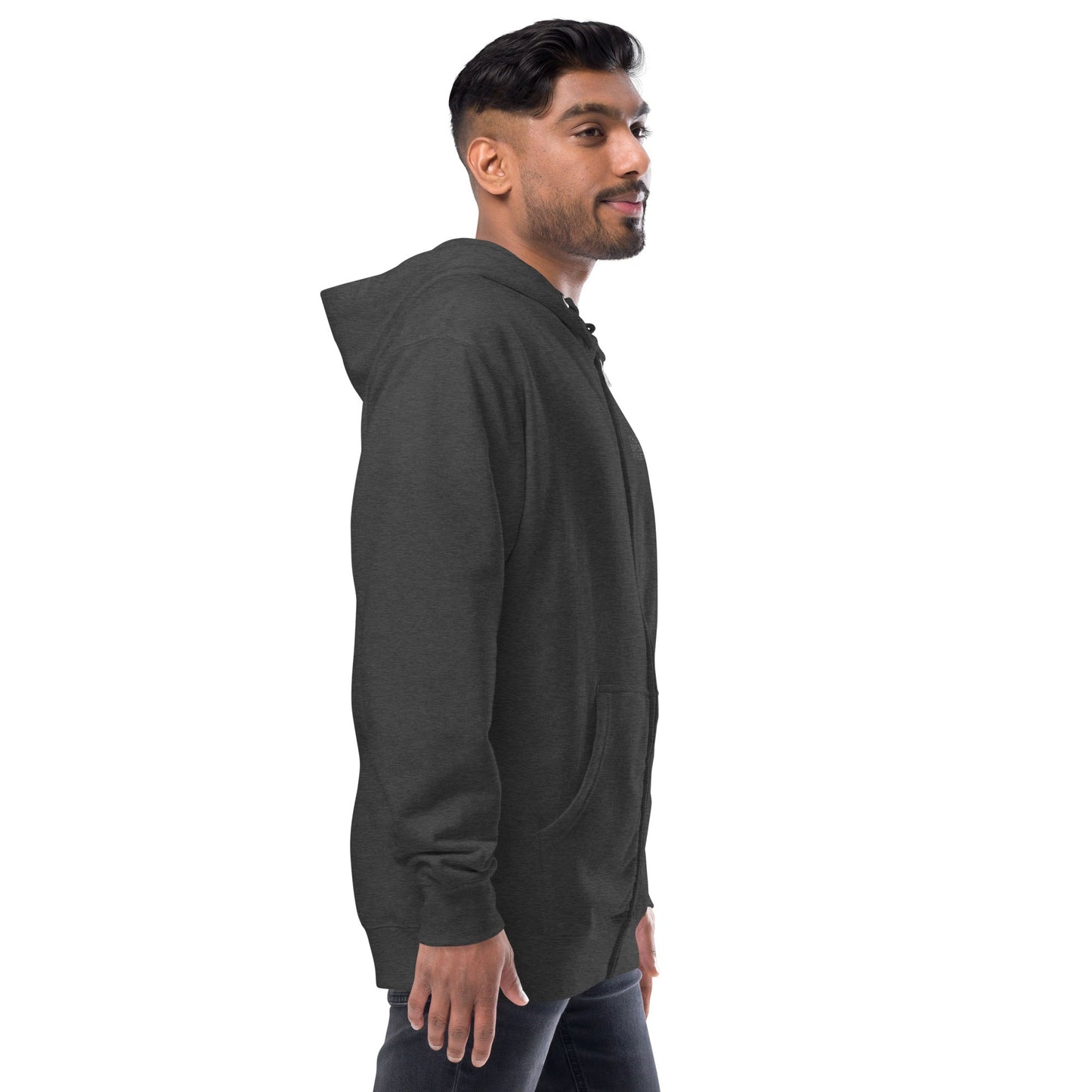 Athletes Empower Athletes - Unisex fleece zip up hoodie by DarkByteGear