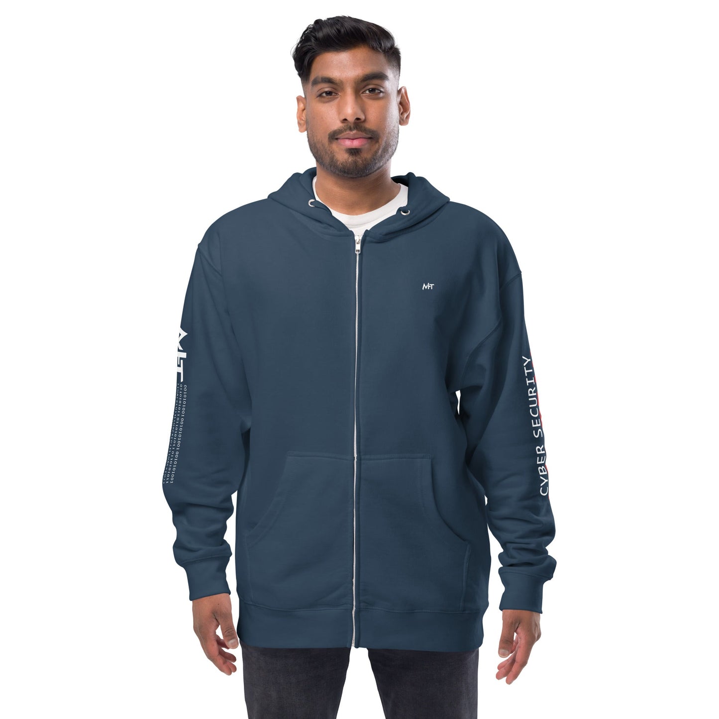 Cyber Security Red Team - Unisex fleece zip up hoodie by DarkByteGear