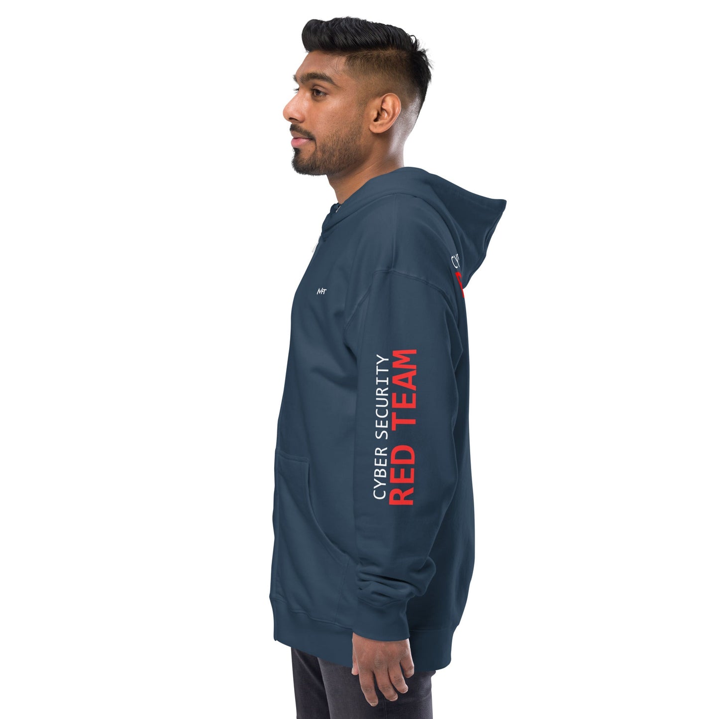 Cyber Security Red Team - Unisex fleece zip up hoodie by DarkByteGear