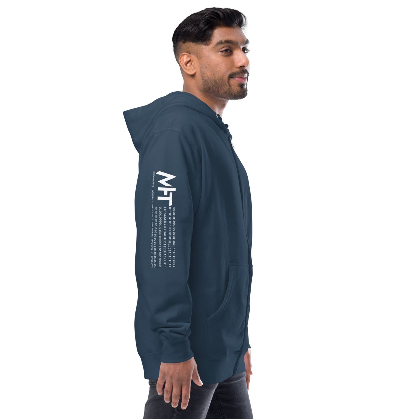 Cyber Security Red Team - Unisex fleece zip up hoodie by DarkByteGear