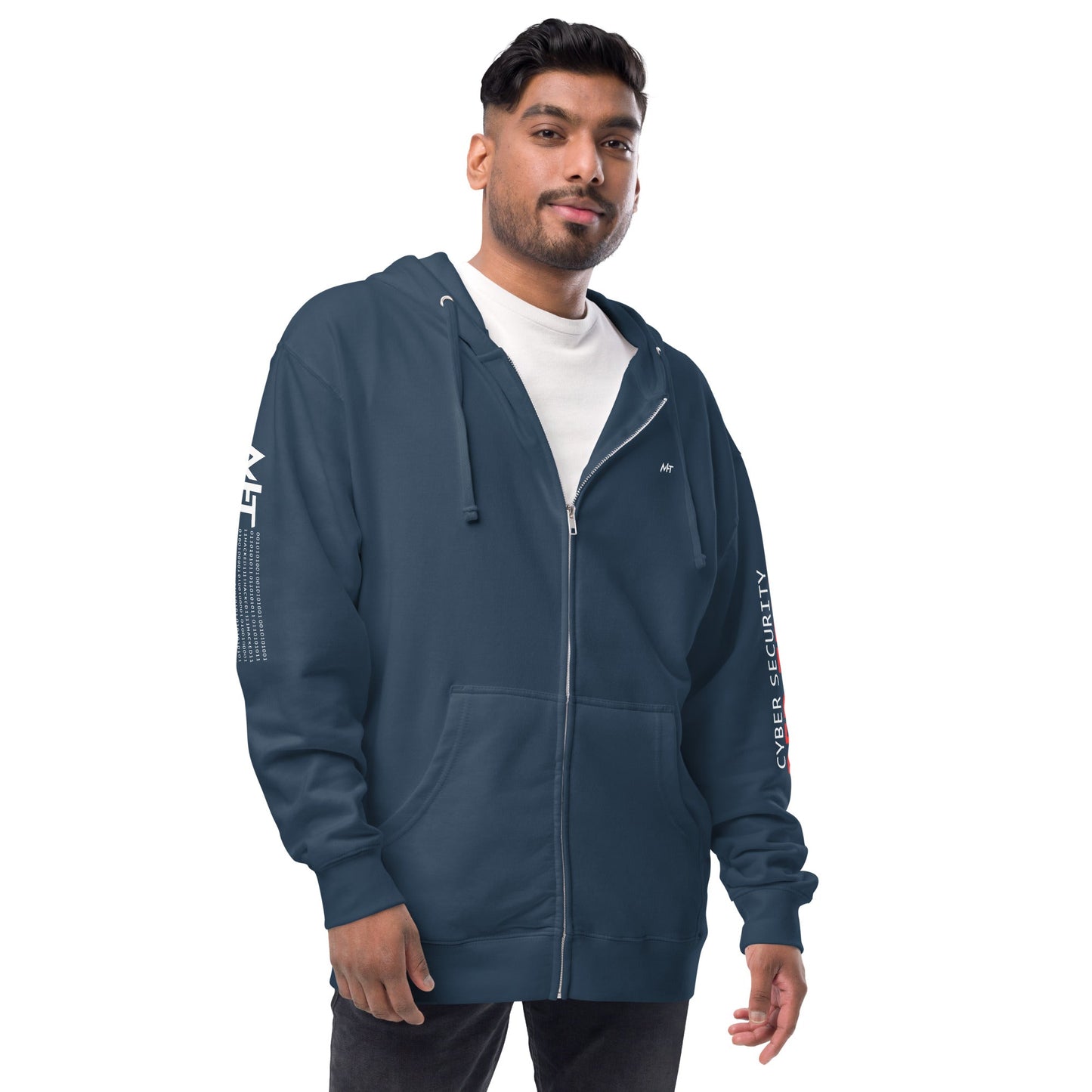 Cyber Security Red Team - Unisex fleece zip up hoodie by DarkByteGear