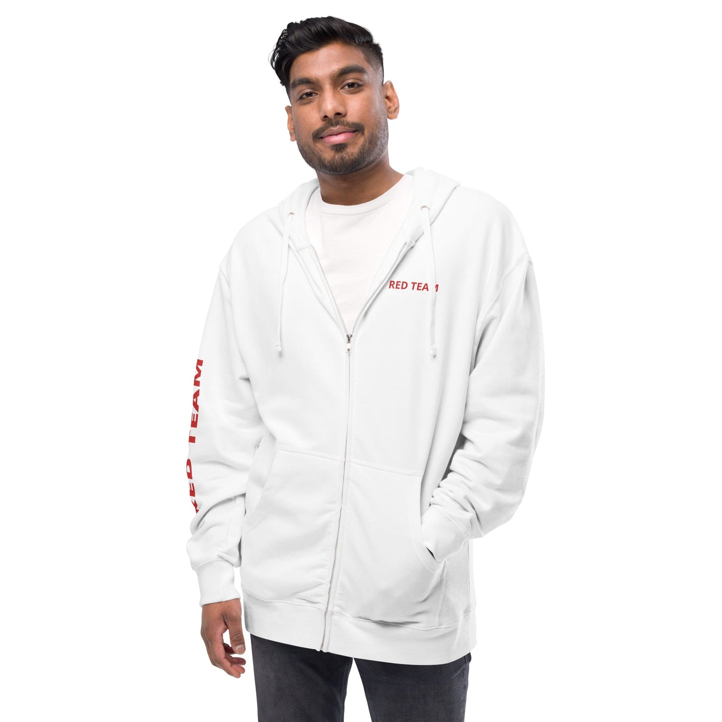 Cyber Security Red Team - Unisex fleece zip up hoodie by DarkByteGear