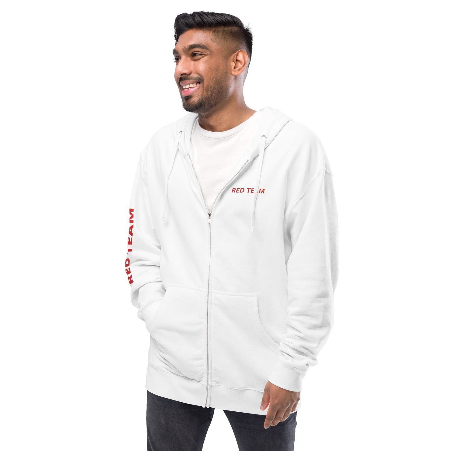 Cyber Security Red Team - Unisex fleece zip up hoodie by DarkByteGear