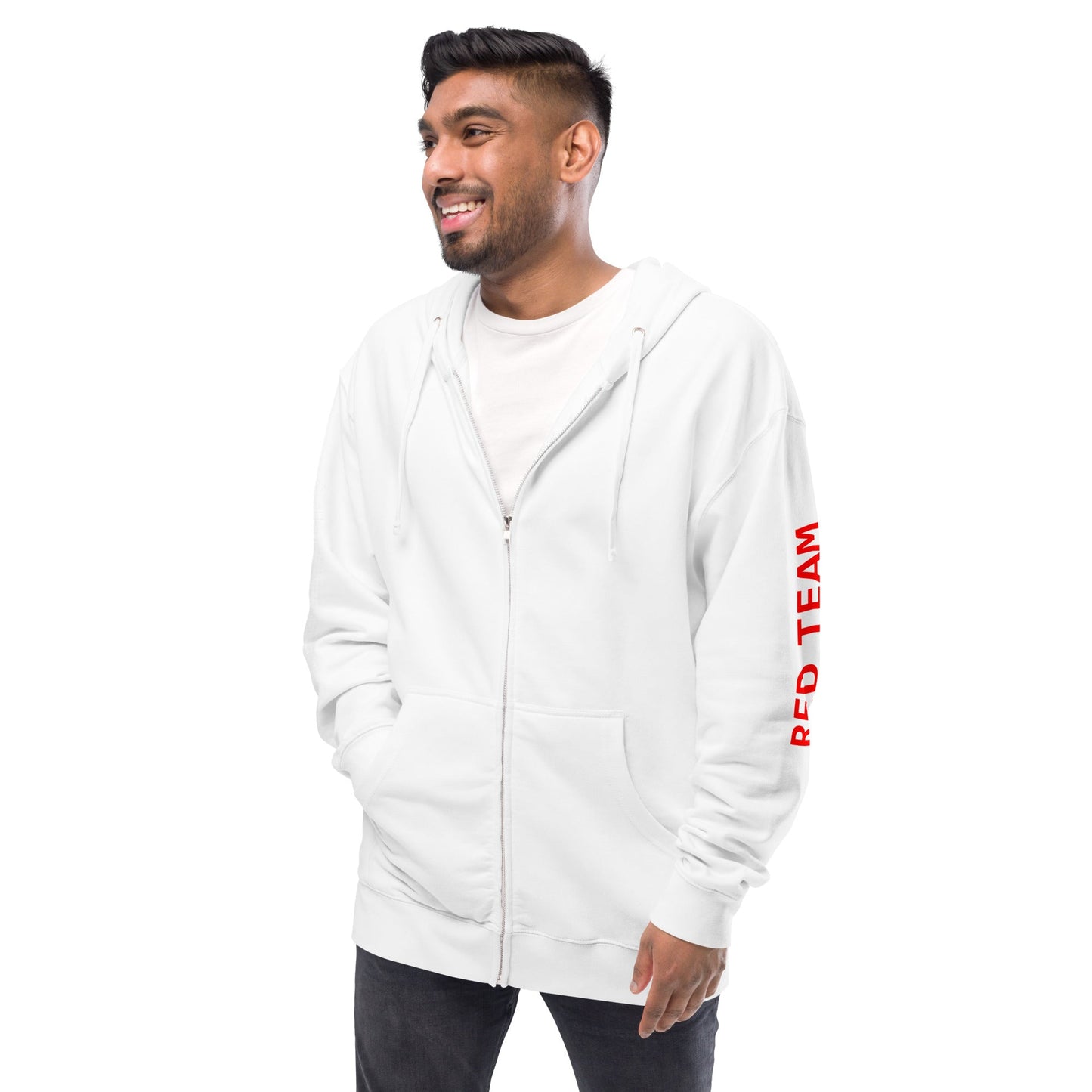 Cyber Security Red Team - Unisex fleece zip up hoodie by DarkByteGear