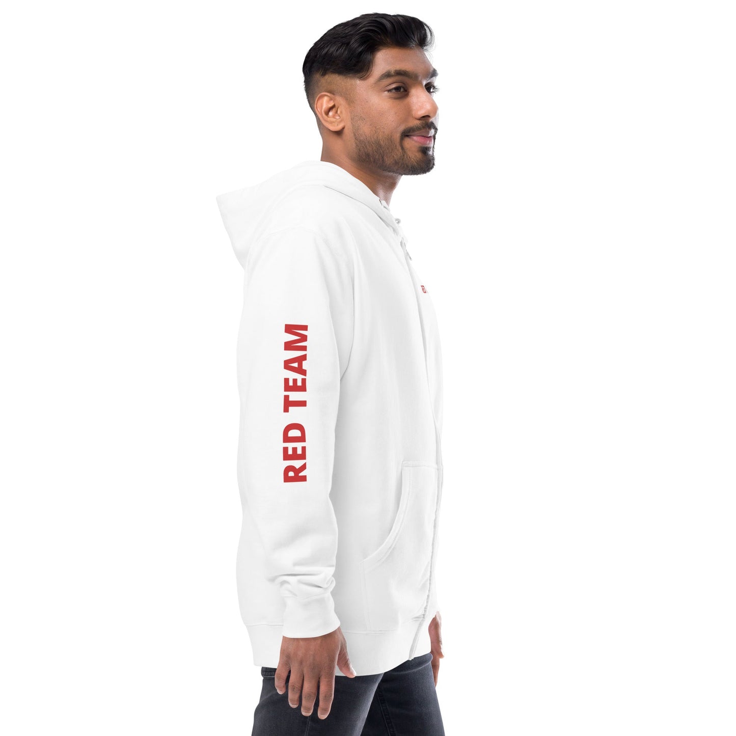 Cyber Security Red Team - Unisex fleece zip up hoodie by DarkByteGear