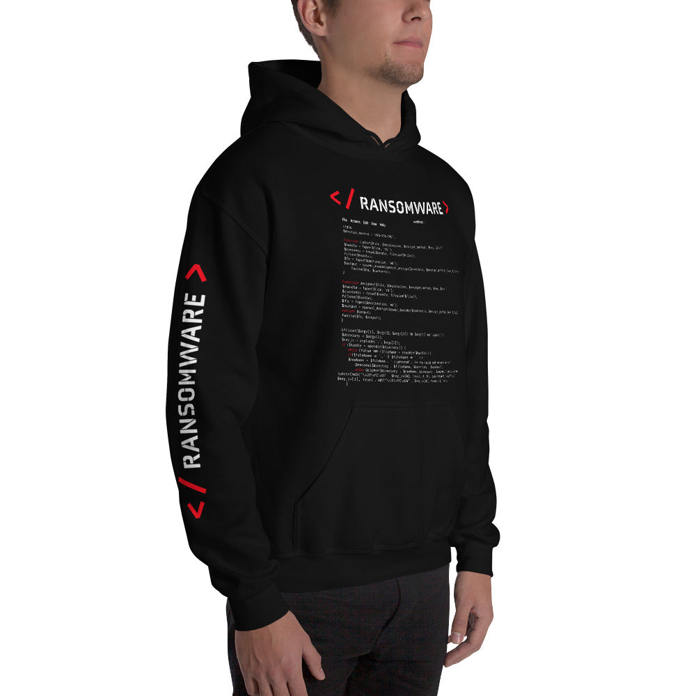 Ransomware - Unisex Hoodie (all sides print) by DarkByteGear