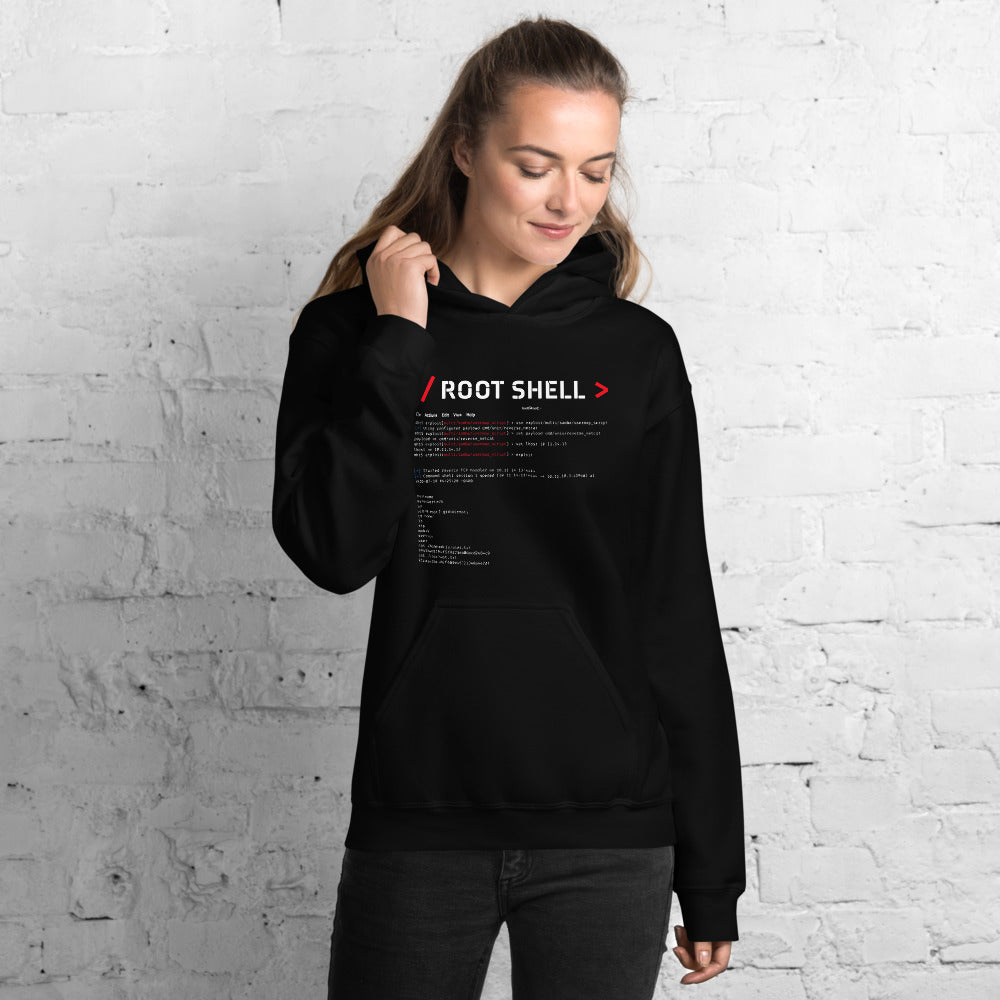 root shell - Unisex Hoodie by DarkByteGear