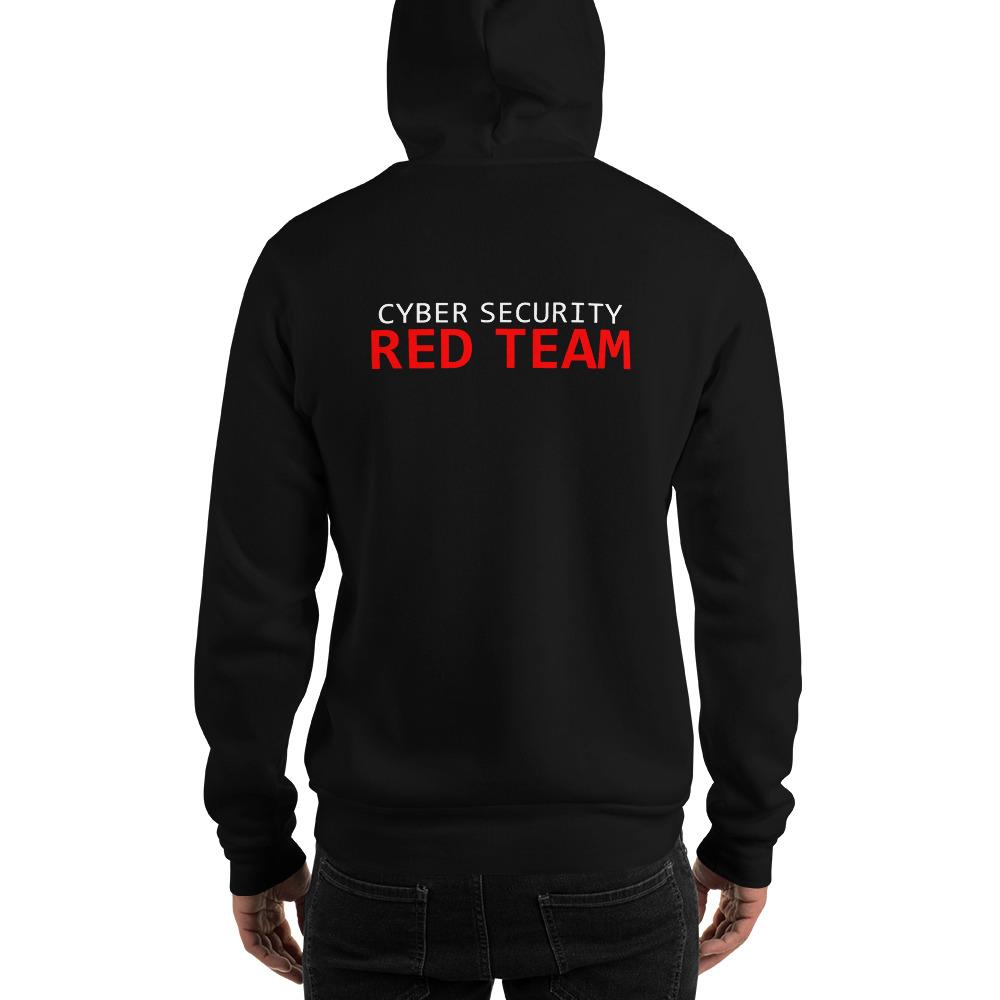 Cyber Security Red Team - Unisex Hoodie (back print) by DarkByteGear