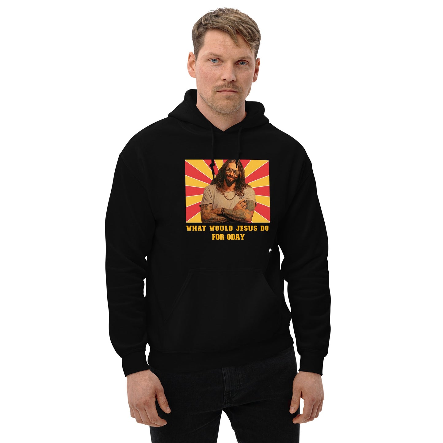 What would Jesus do for 0day v1 - Unisex Hoodie by DarkByteGear