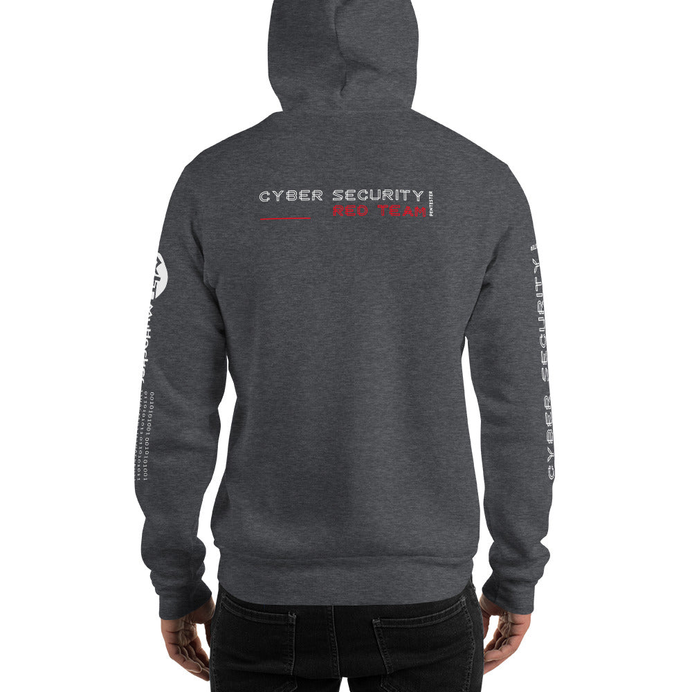 Cyber Security Red Team v2 - Unisex Hoodie (all sides print) by DarkByteGear