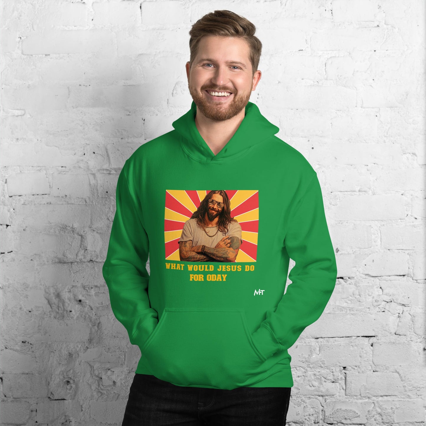 What would Jesus do for 0day v1 - Unisex Hoodie by DarkByteGear