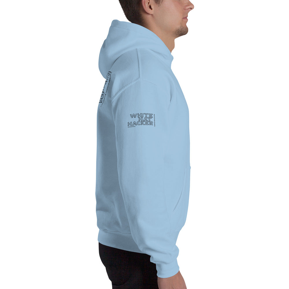 White Hat Hacker - Unisex Hoodie (all sides print ) by DarkByteGear