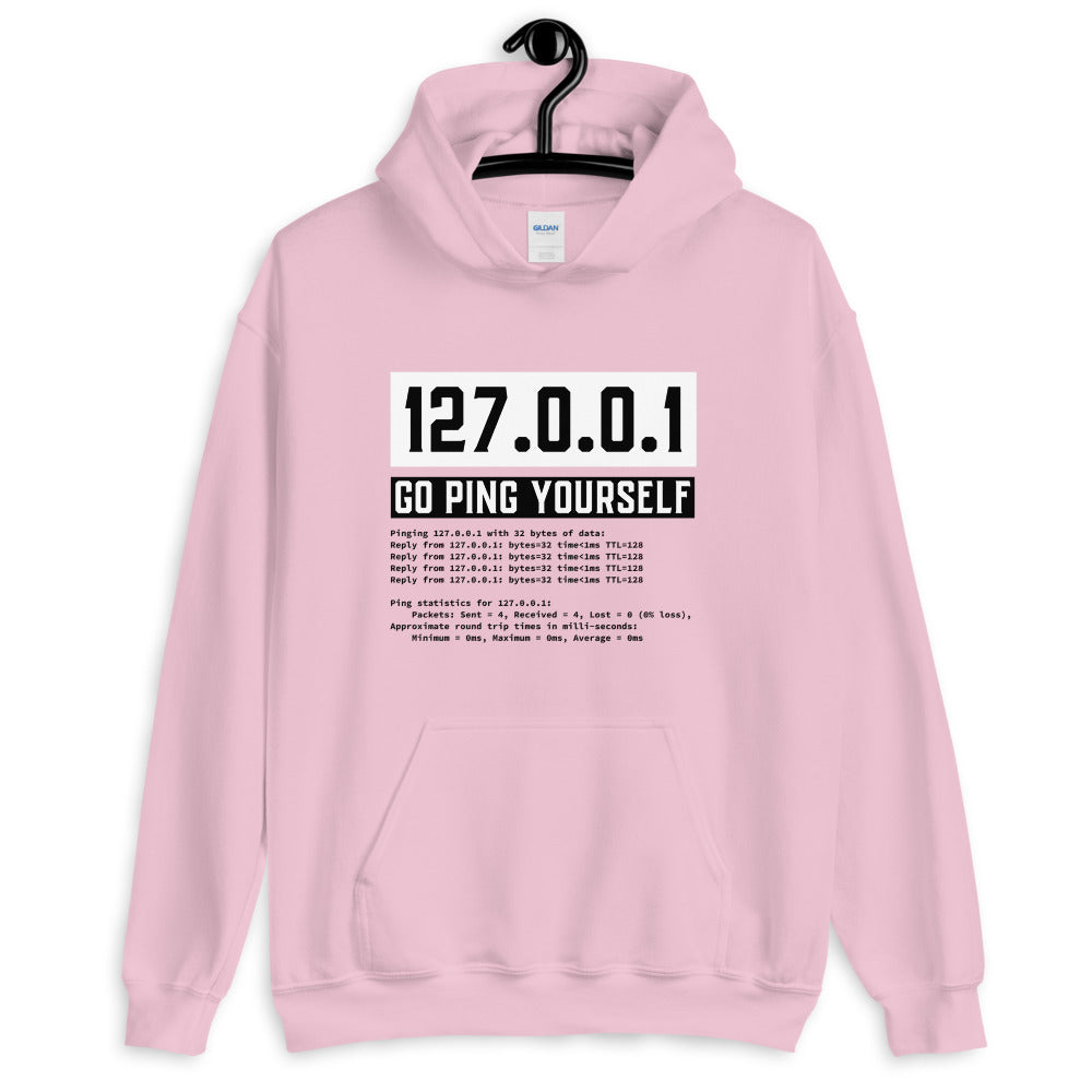 Go ping yourself - Unisex Hoodie by DarkByteGear