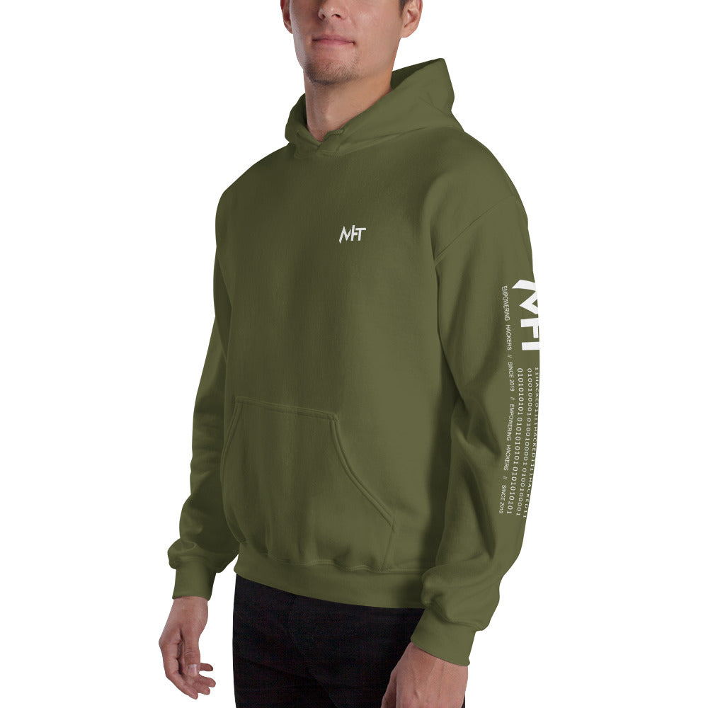 Cyber Security Red Team v5 - Unisex Hoodie (back print) by DarkByteGear