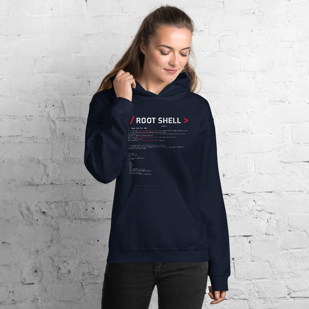 root shell - Unisex Hoodie by DarkByteGear