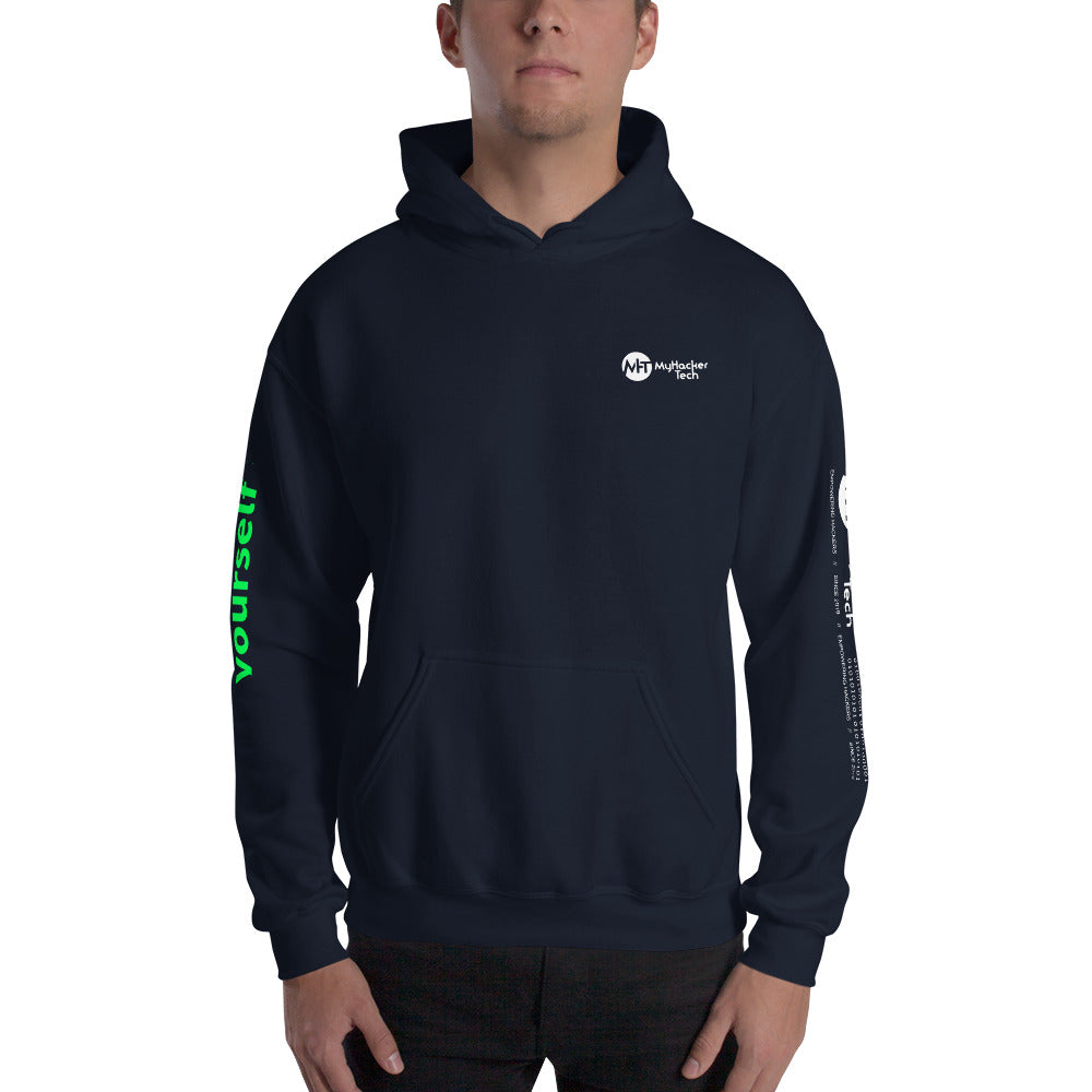 sudo rm -f yourself - Unisex Hoodie (all sides print) by DarkByteGear