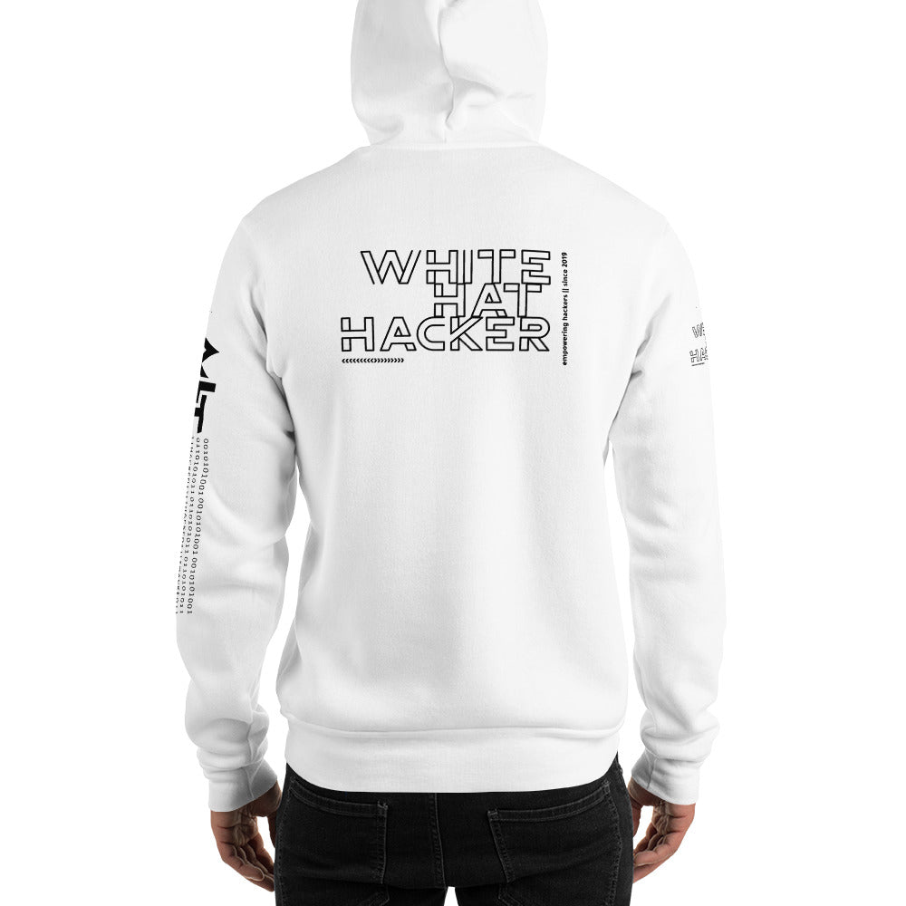 White Hat Hacker - Unisex Hoodie (all sides print ) by DarkByteGear