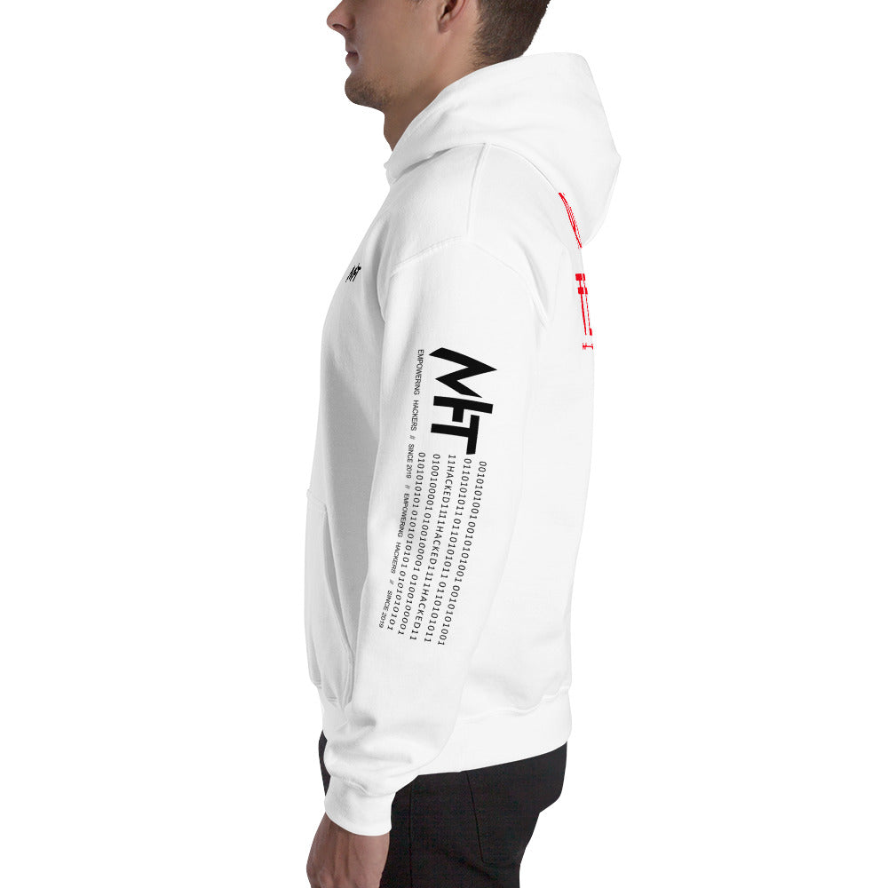 Cyber Security Red Team v5 - Unisex Hoodie (back print) by DarkByteGear