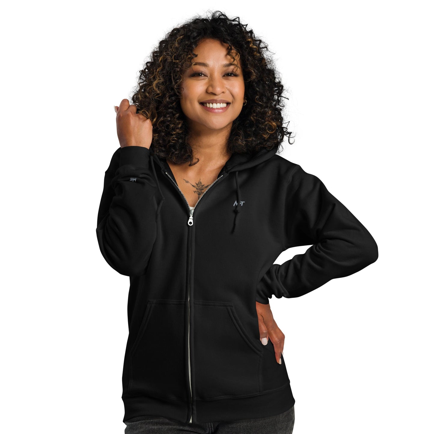 Athletes Empower Athletes - Unisex heavy blend zip hoodie by DarkByteGear